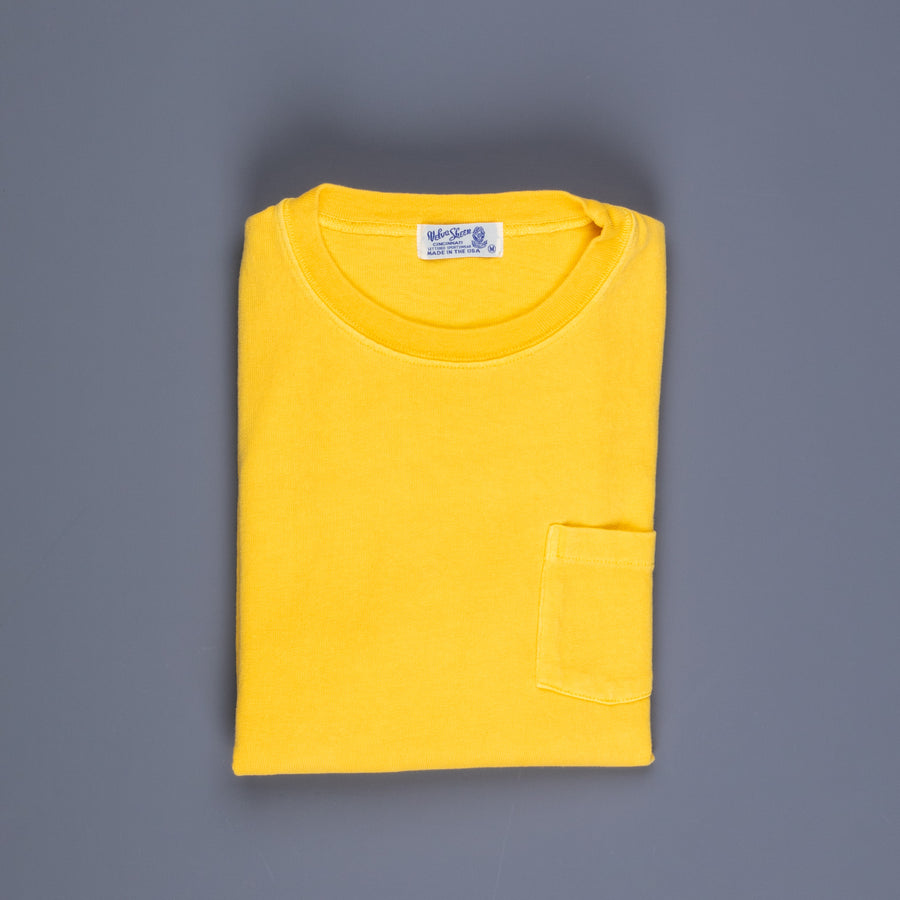 Velva Sheen Heavy oz Pïgment L/S Tee with pocket True Yellow – Frans ...