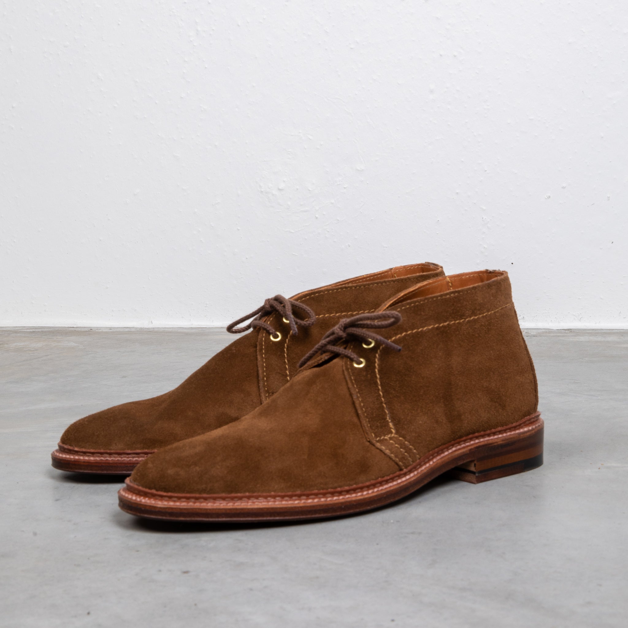 Alden x Frans Boone Snuff Suede Unlined Chukka