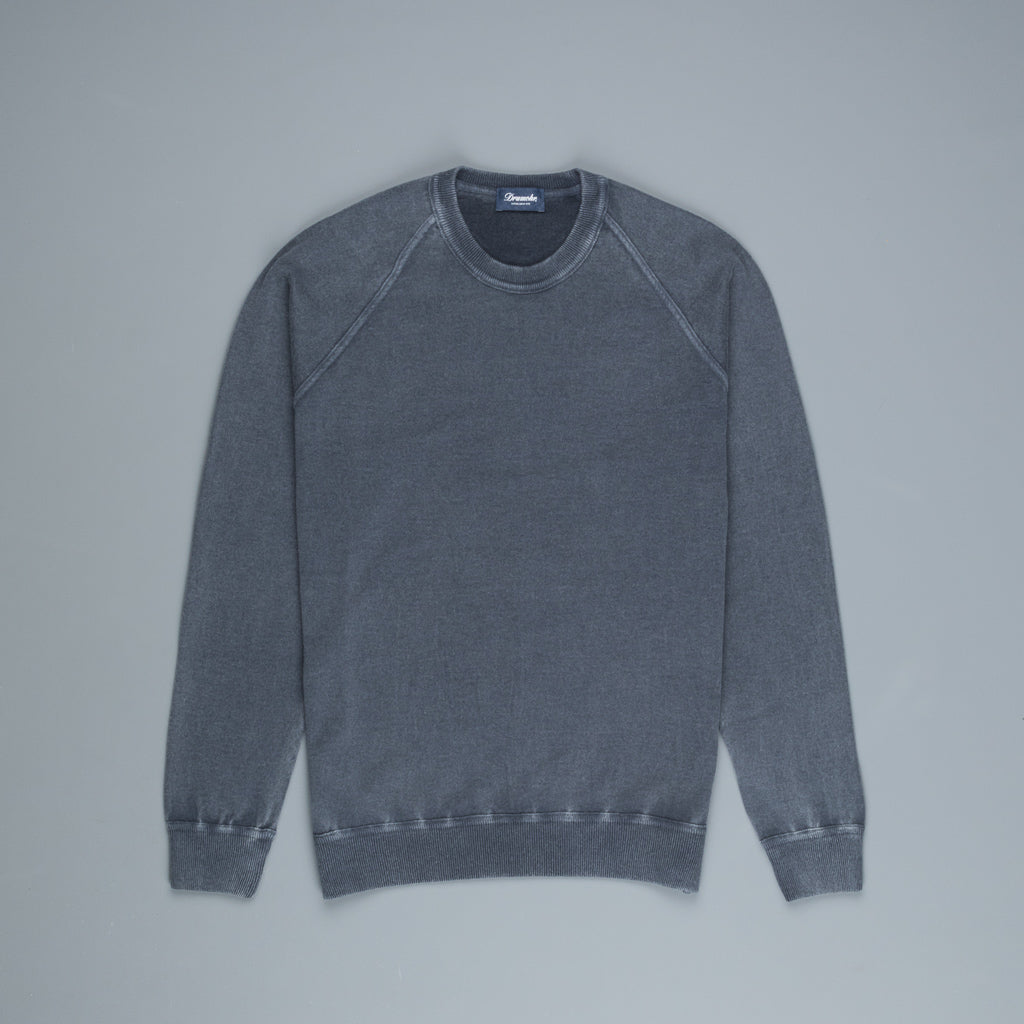 Drumohr Cashmere Sweater Frost Navy