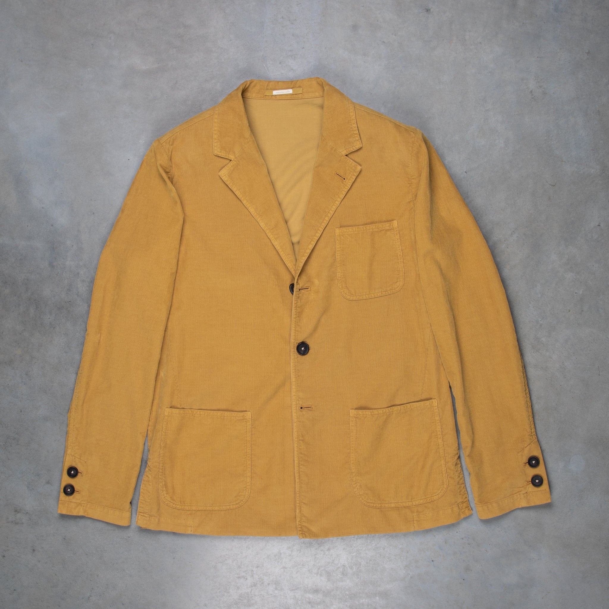 Massimo Alba Baglietto Unconstructed Blazer Saffron