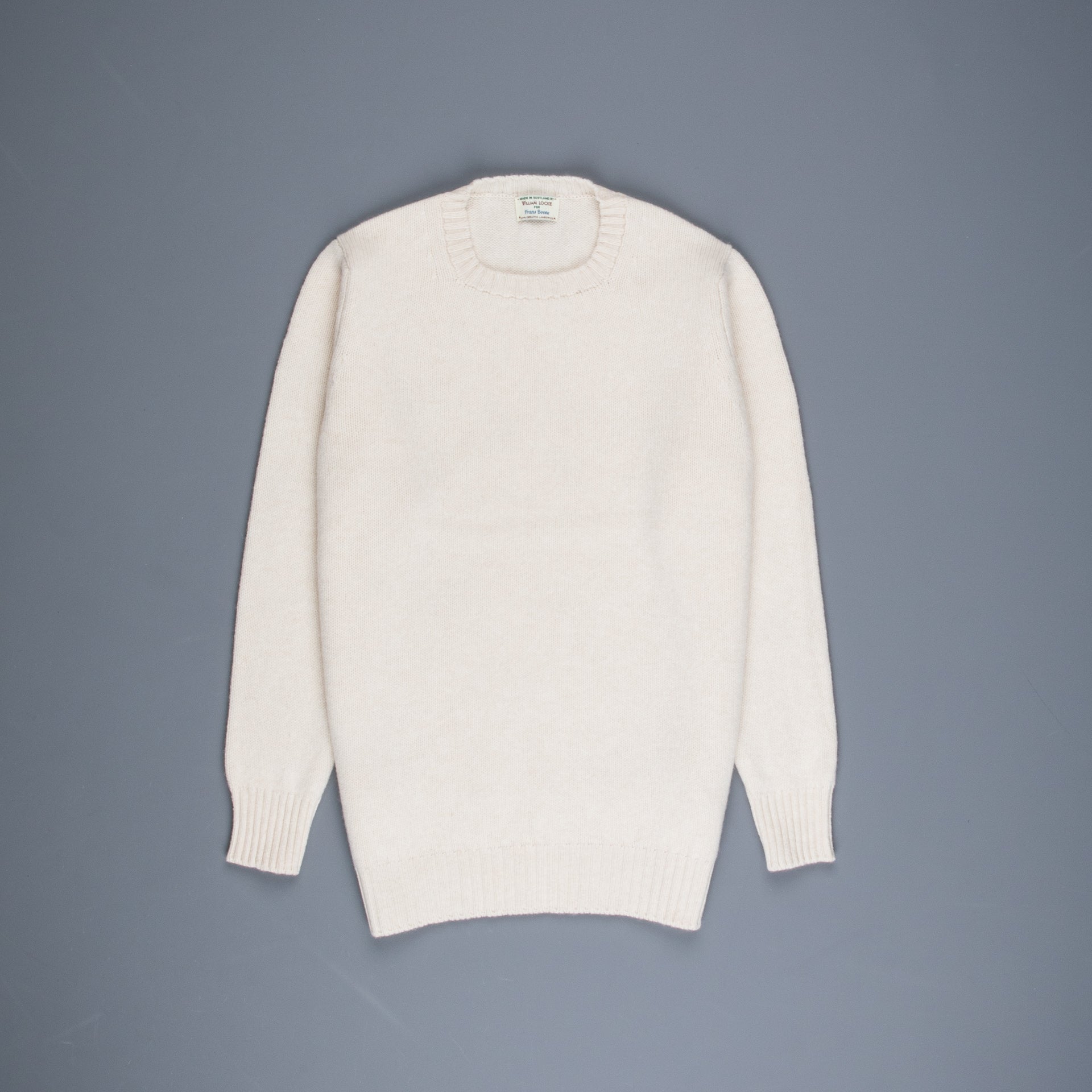 William Lockie x Frans Boone Tip Super Geelong Crew Neck Ivory