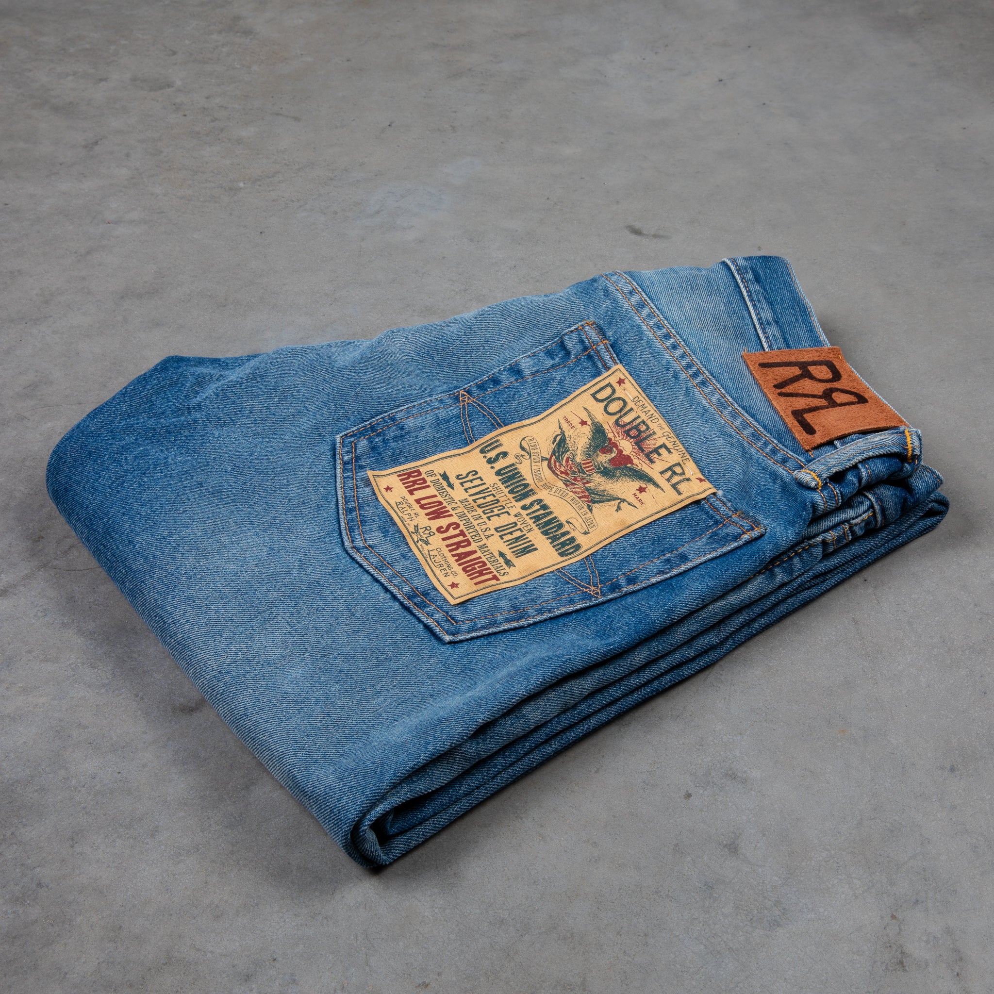 RRL Low Straight Lansford Wash