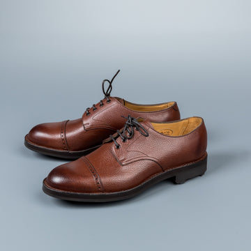 Edward Green Galway in Rosewood country calf grain leather last 64