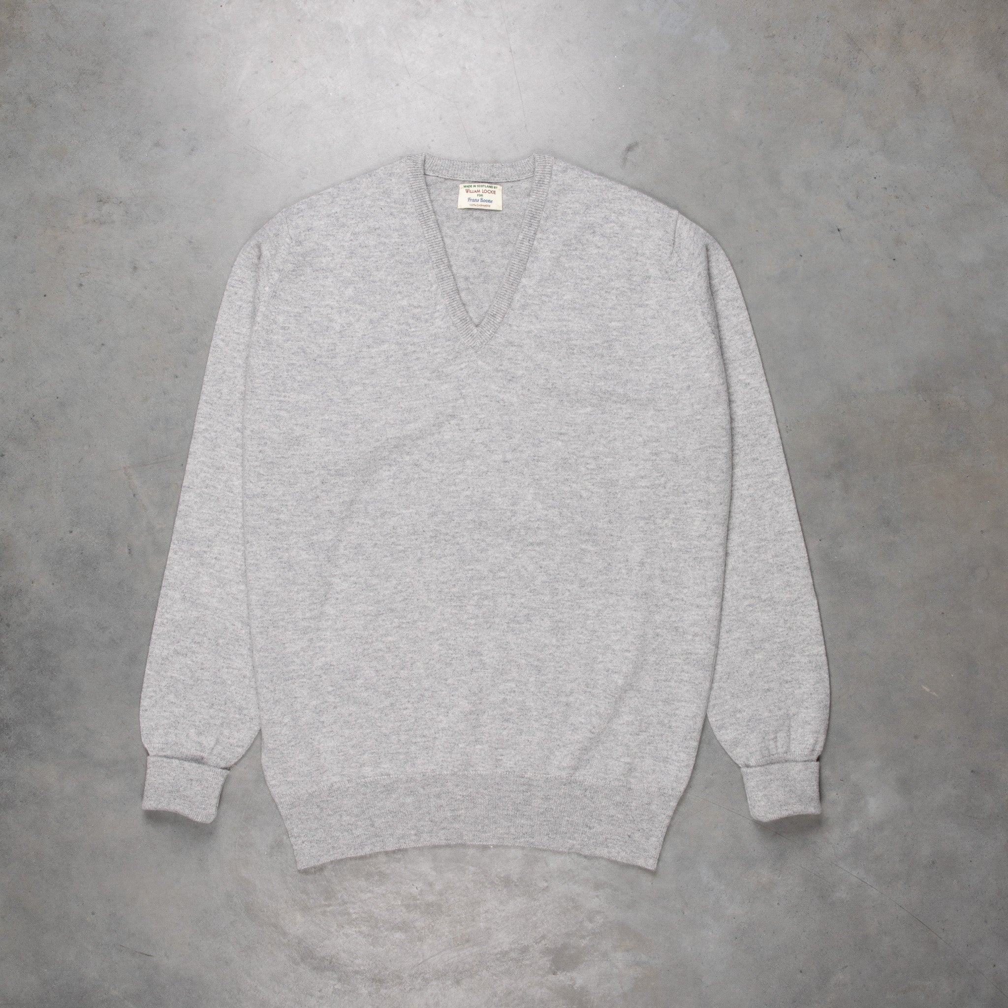 William Lockie Oxton Cashmere V-Neck Brume