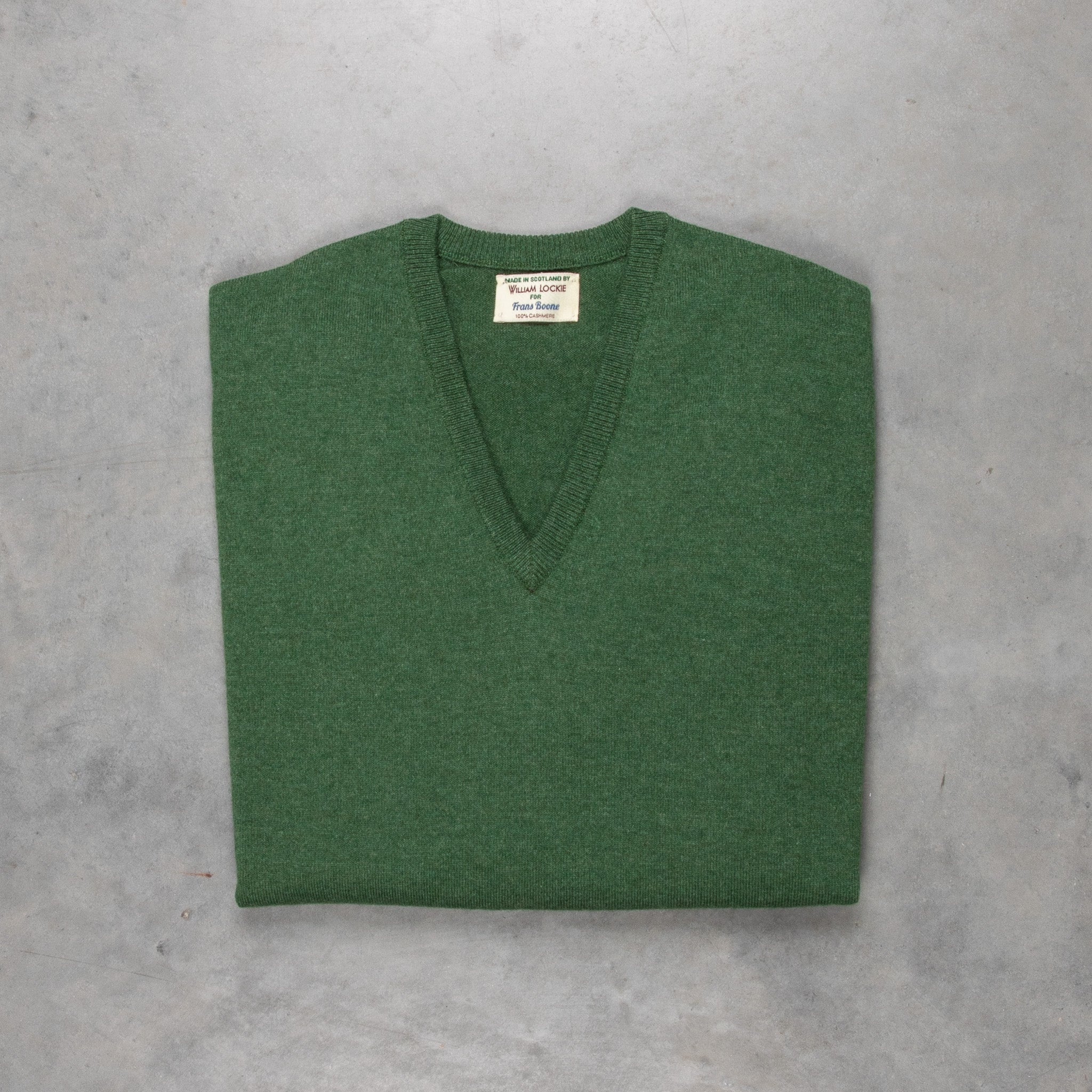 William Lockie Oxton Cashmere V-Neck Serpentine