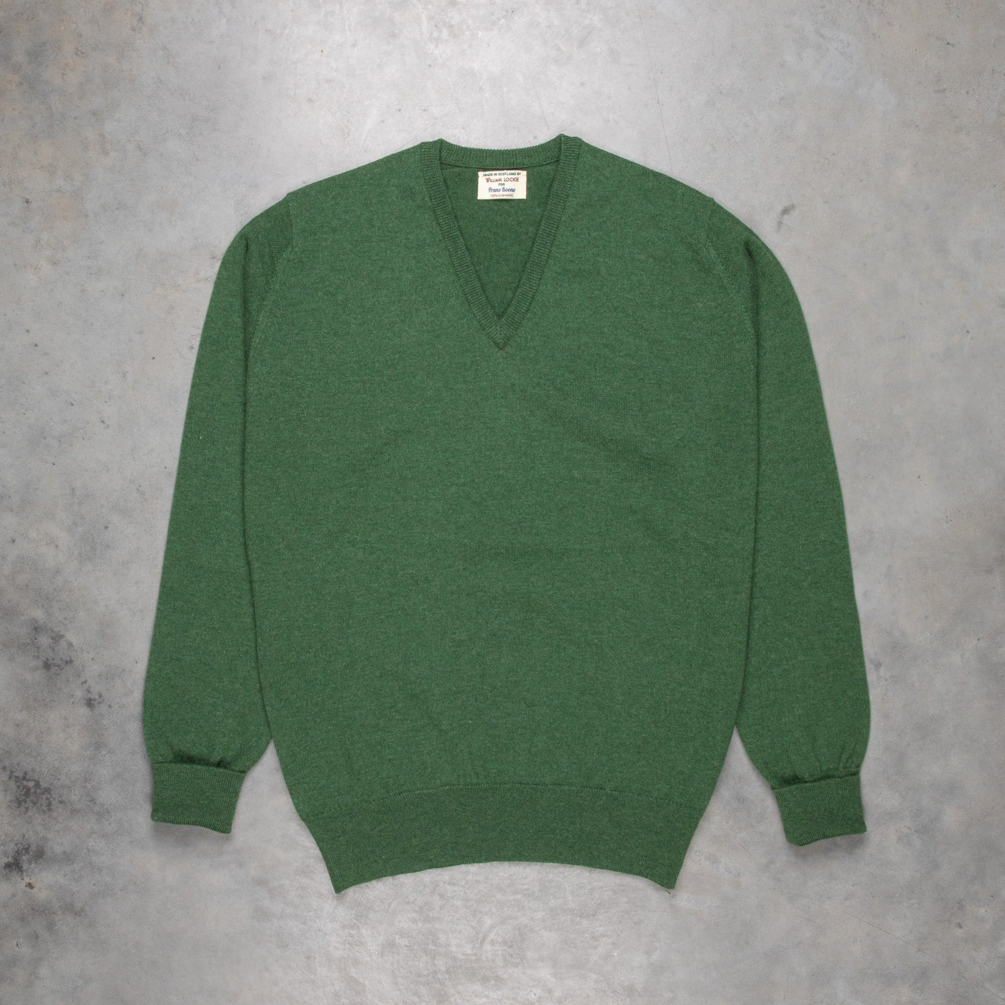 William Lockie Oxton Cashmere V-Neck Serpentine