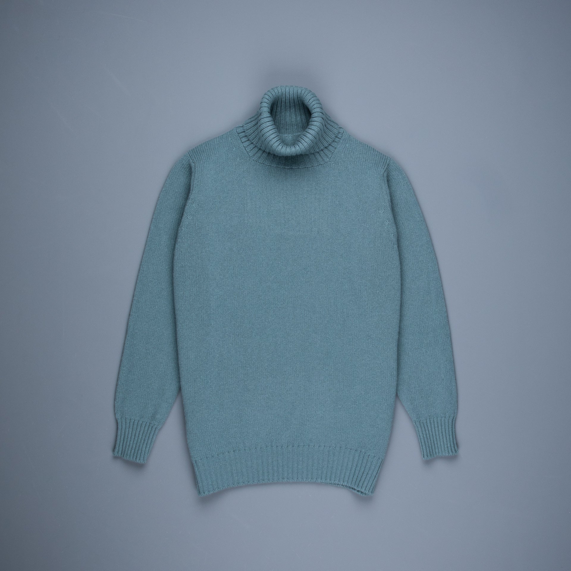 William Lockie x Frans Boone Tip Super Geelong Roll Neck Purslane