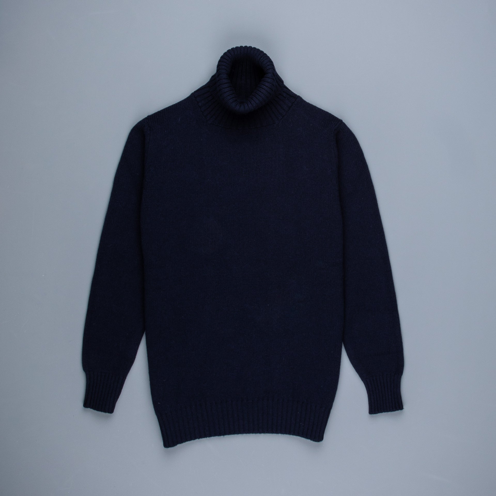 William Lockie x Frans Boone Tip Super Geelong Roll Neck Dark Navy