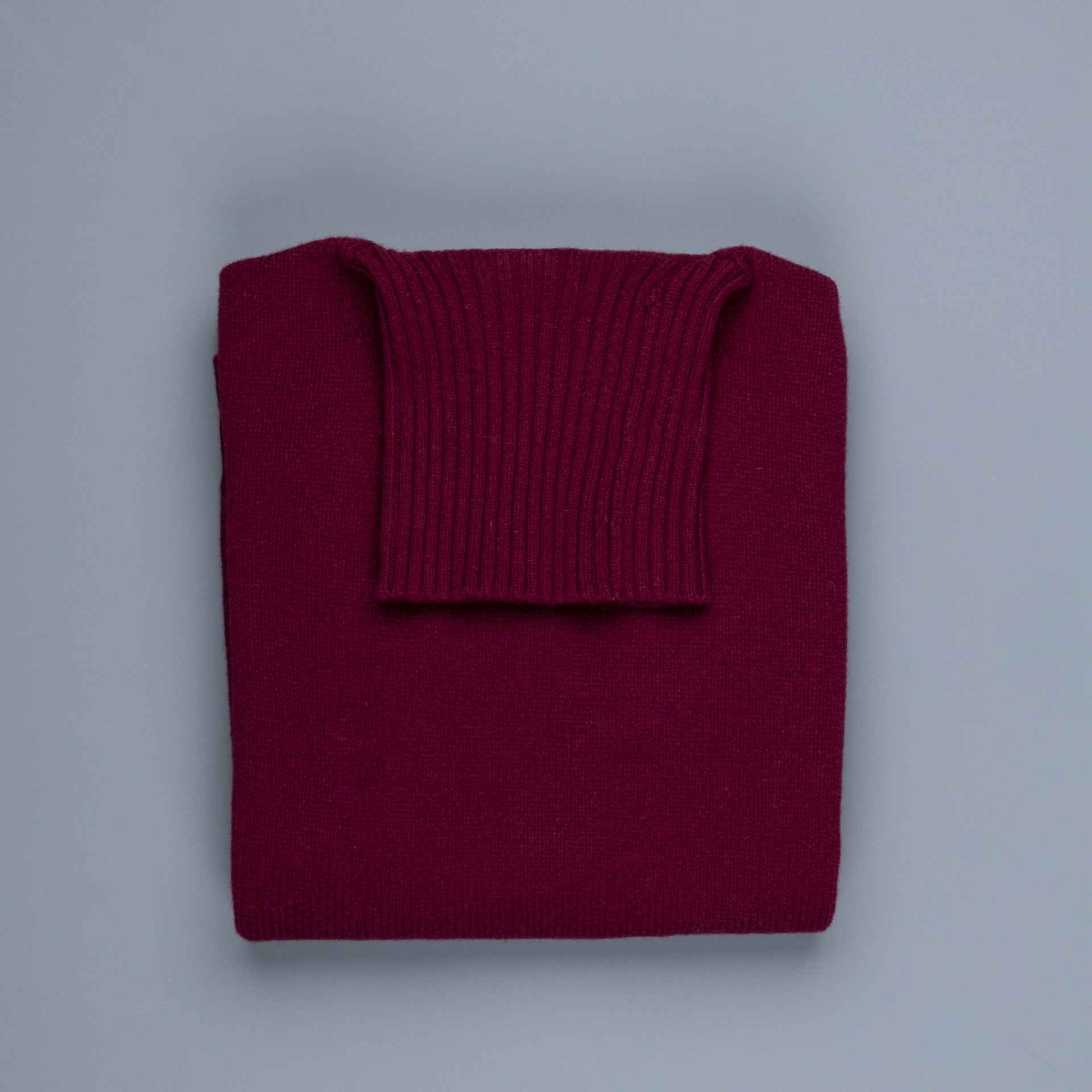 William Lockie x Frans Boone Tip Super Geelong Roll Neck Damson