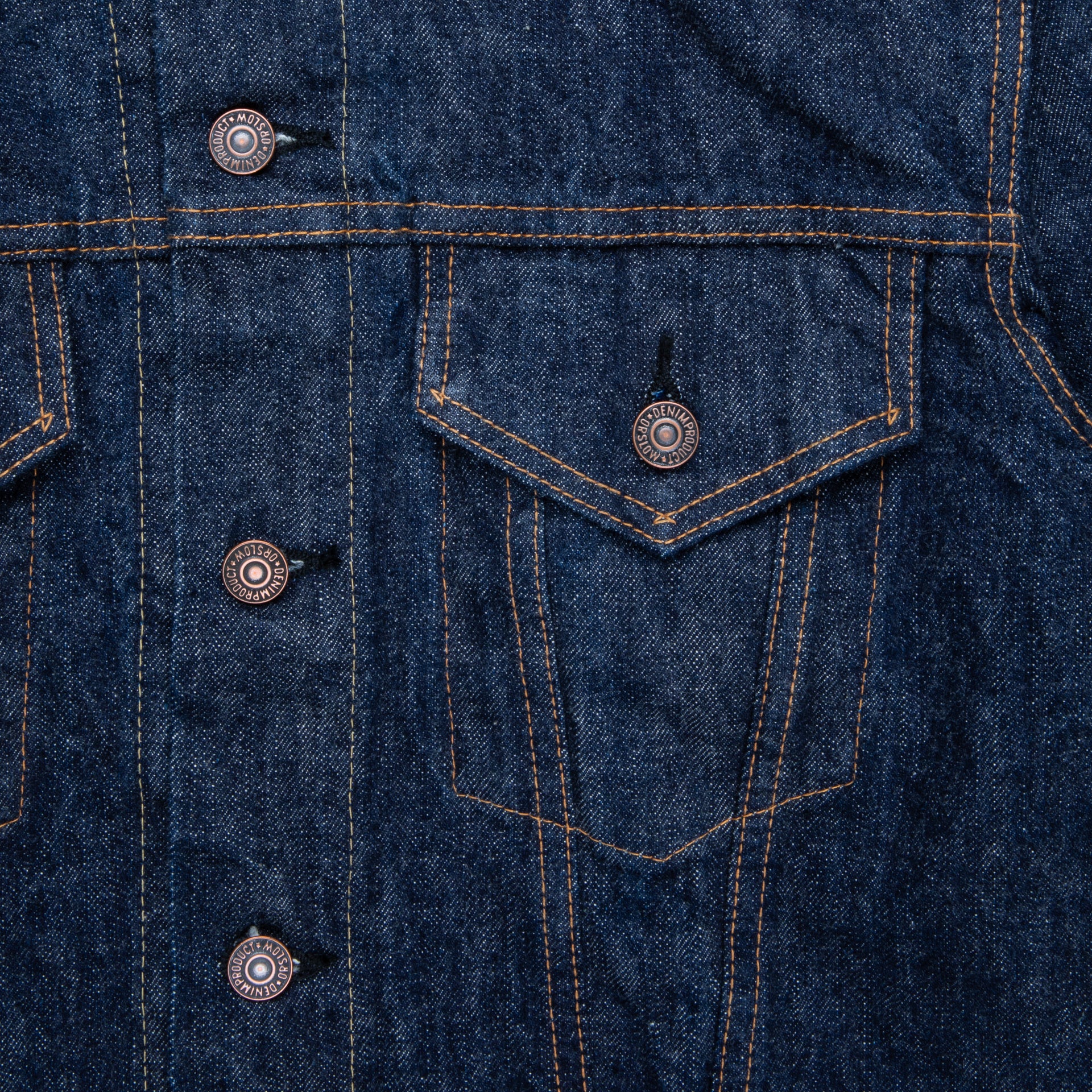 Orslow denim trucker jacket one wash