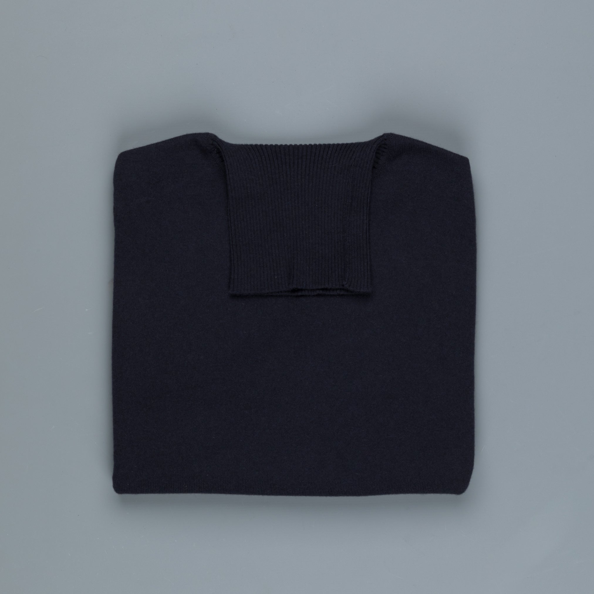 William Lockie x Frans Boone Oxton Cashmere Dolcevita Dark Navy