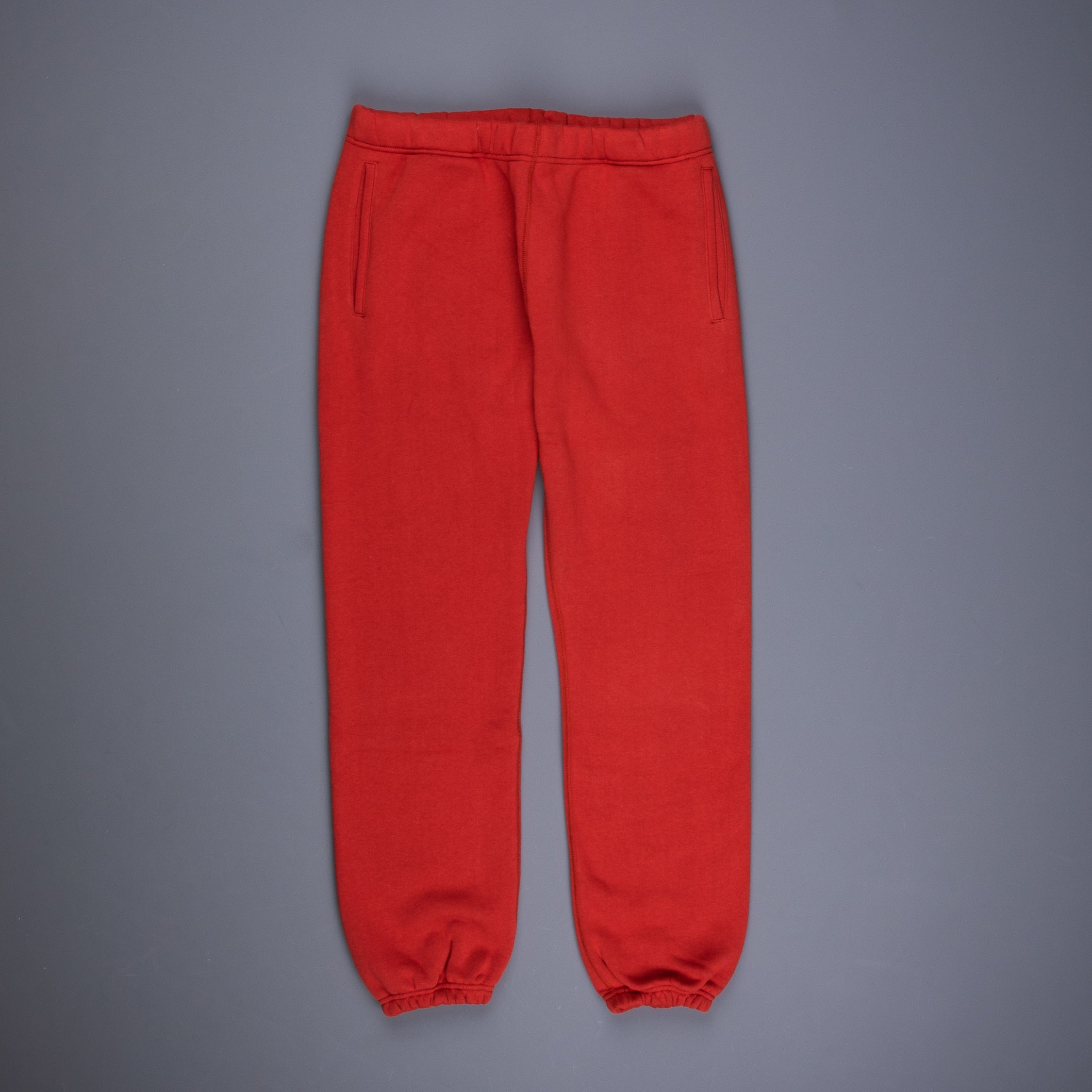 Real MCCoy's 10 oz Loopwheel Sweatpants Cherry