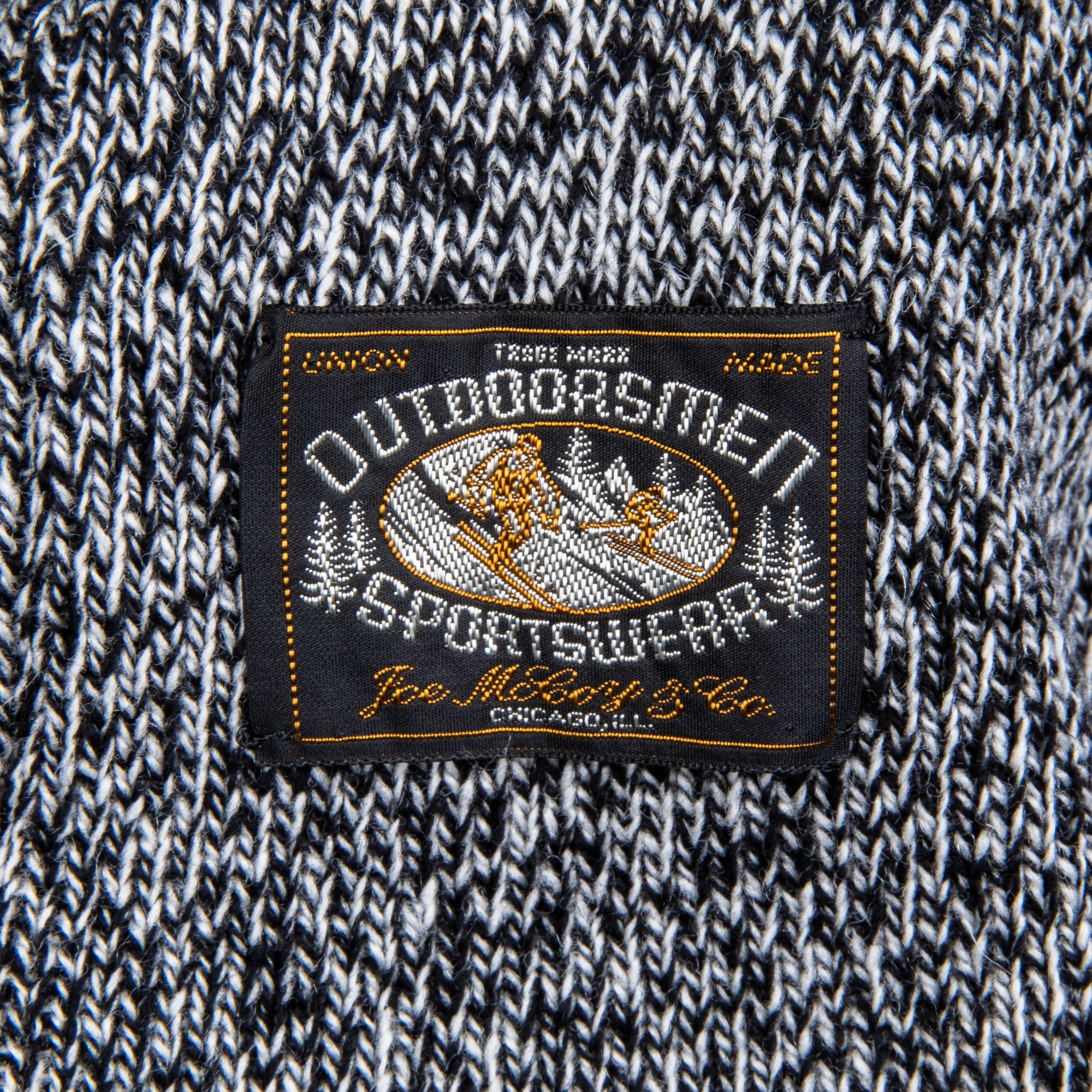 The Real McCoy's Wool logger Knit cap Gray