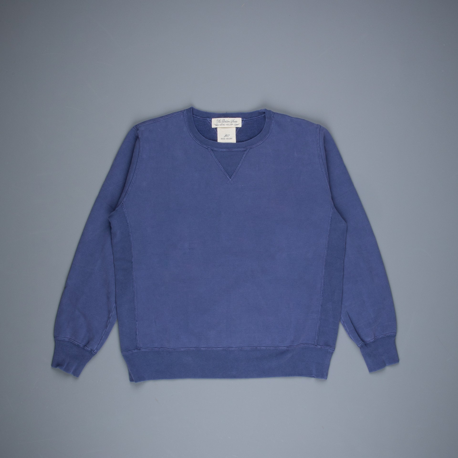 Remi Relief Special Finish Fleece Crewneck Purple Navy