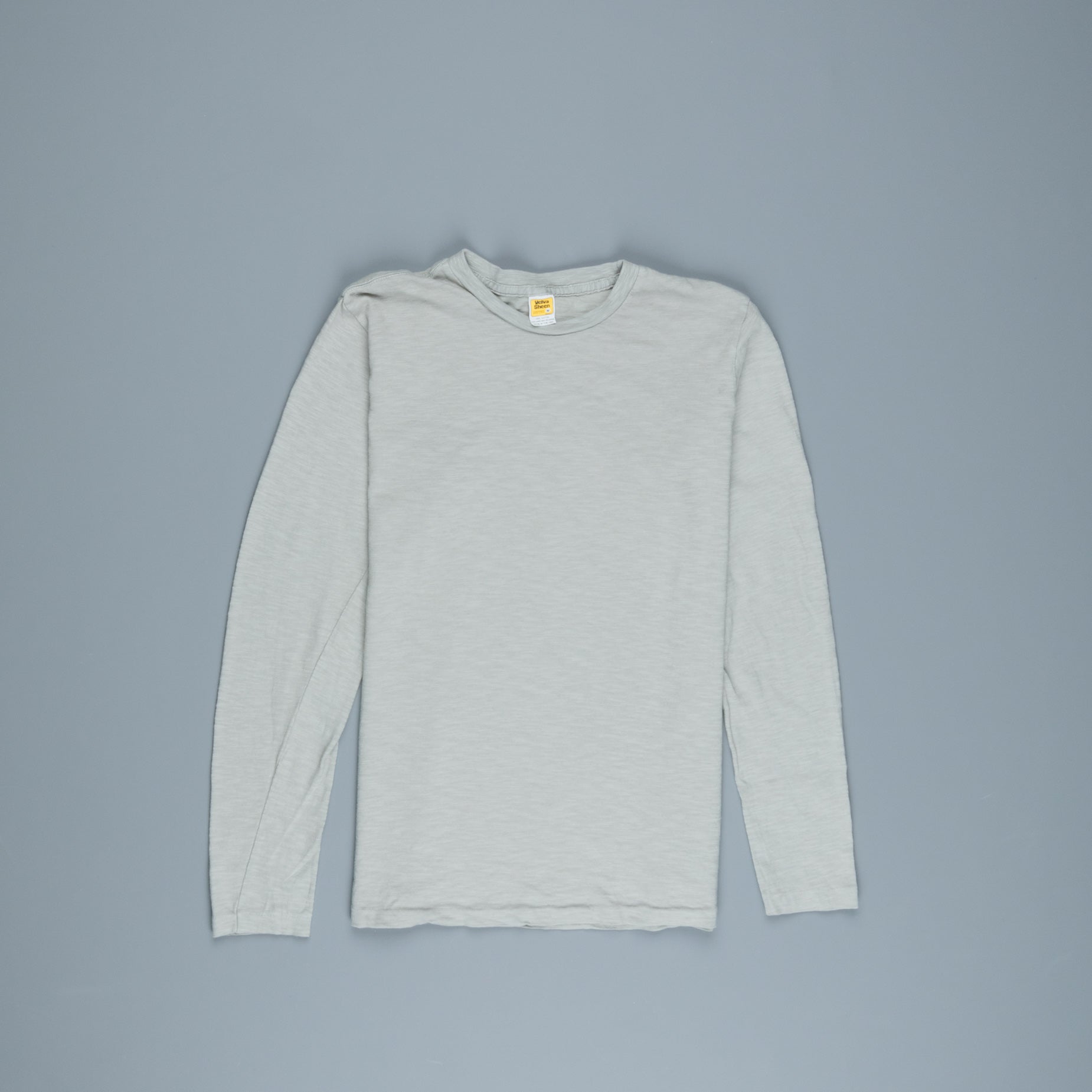 Velva Sheen longsleeve roll tee Grey