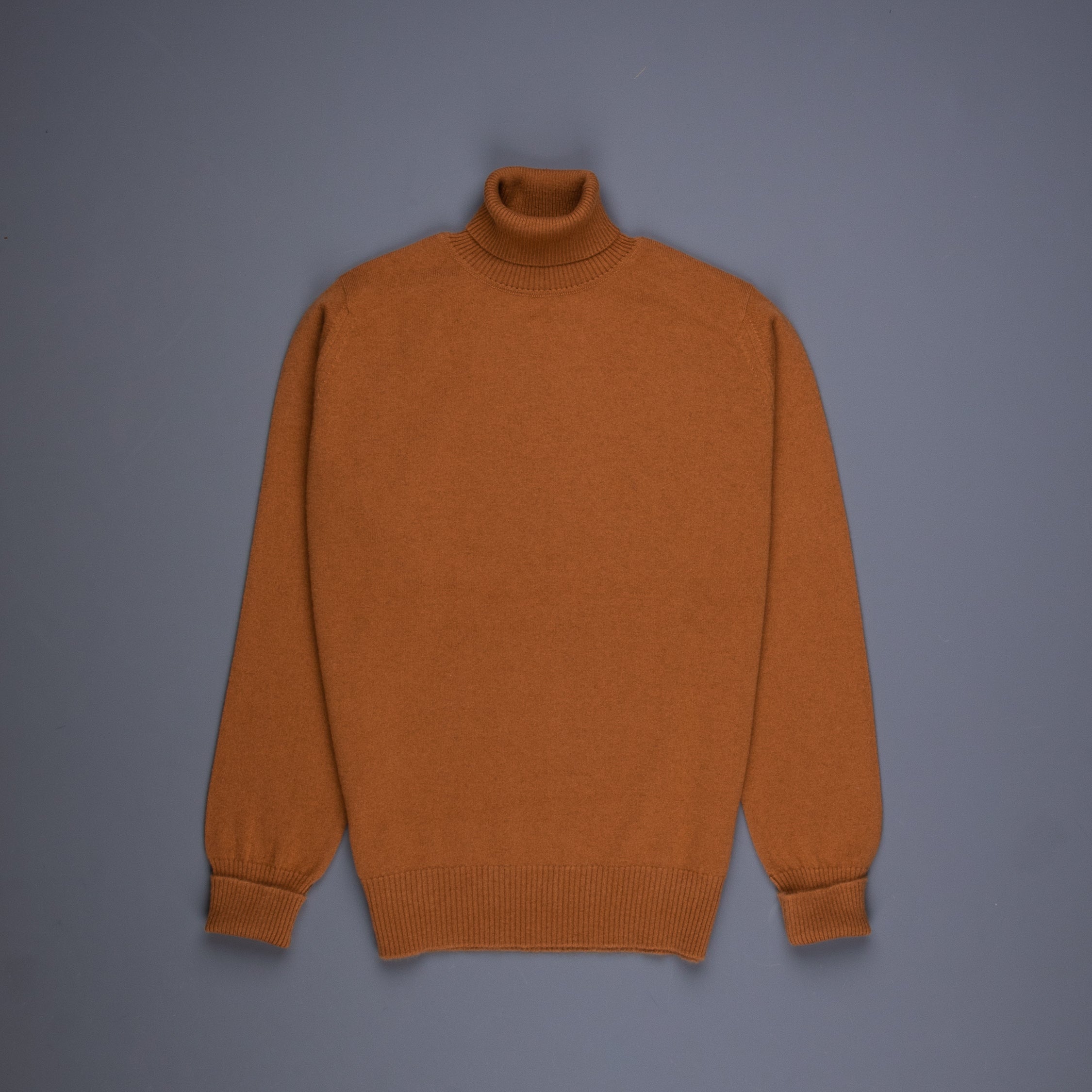 William Lockie x Frans Boone Rob Cashmere Roll-Neck Toffee