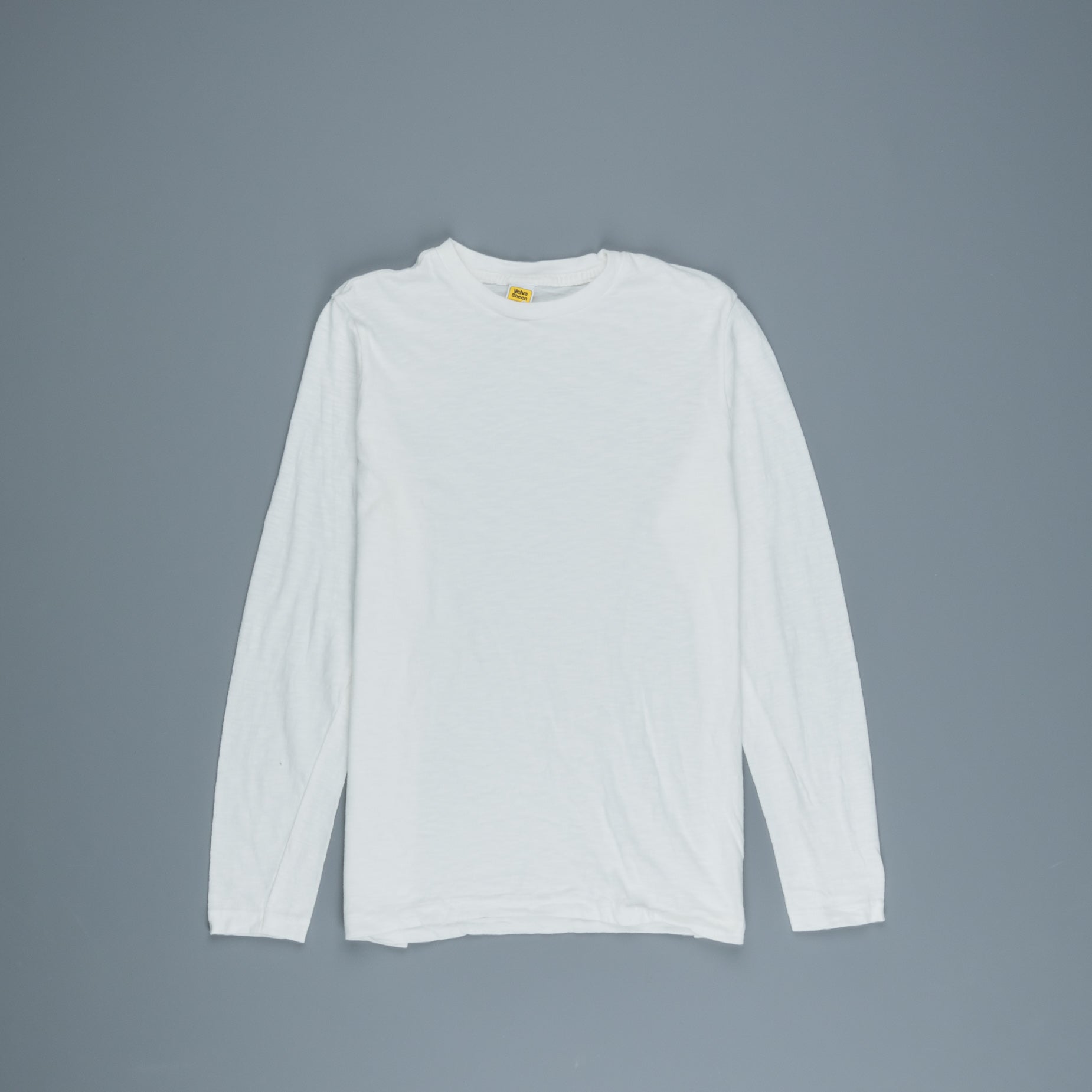 Velva Sheen longsleeve roll tee White