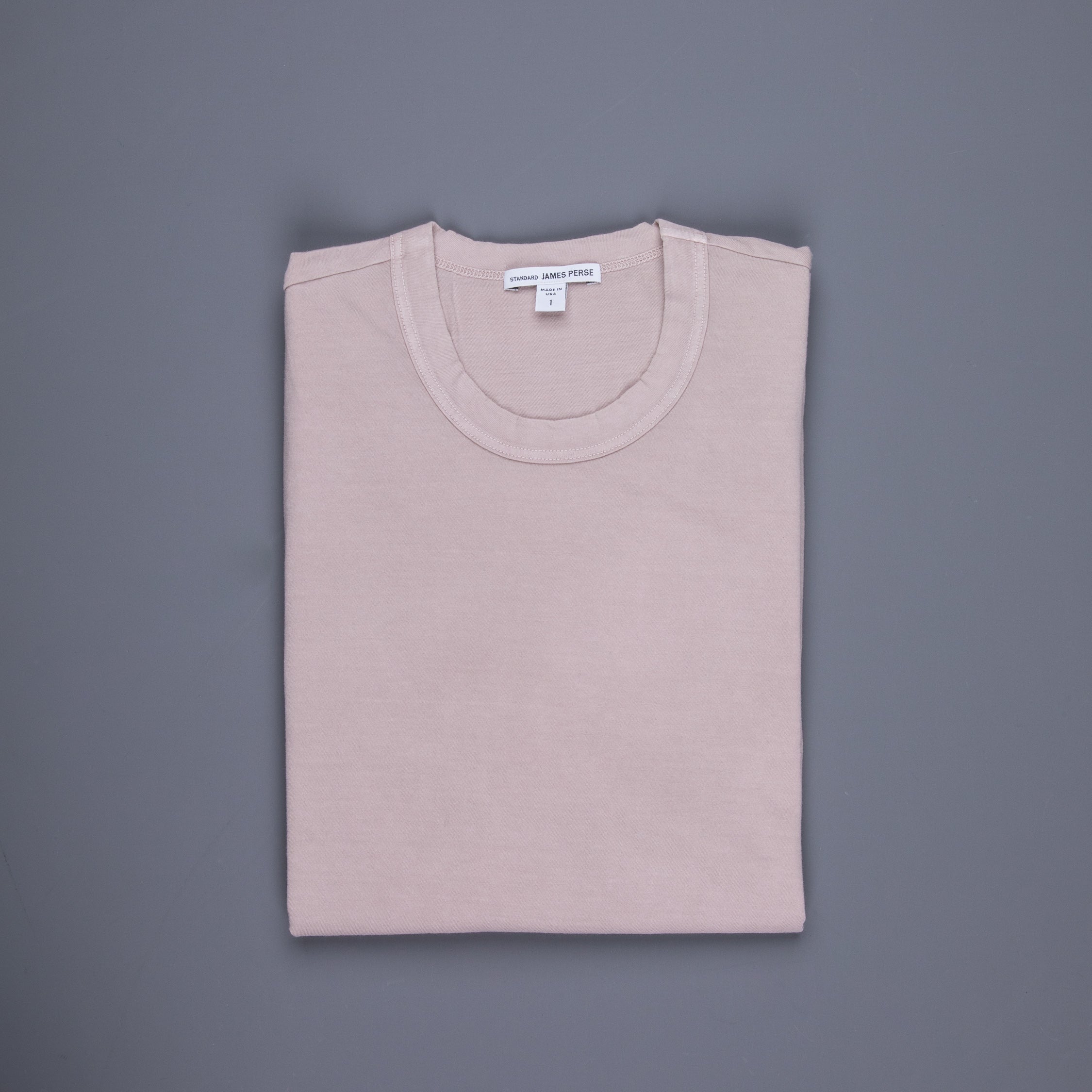 James Perse Crew Neck Tee Calamine Pigment