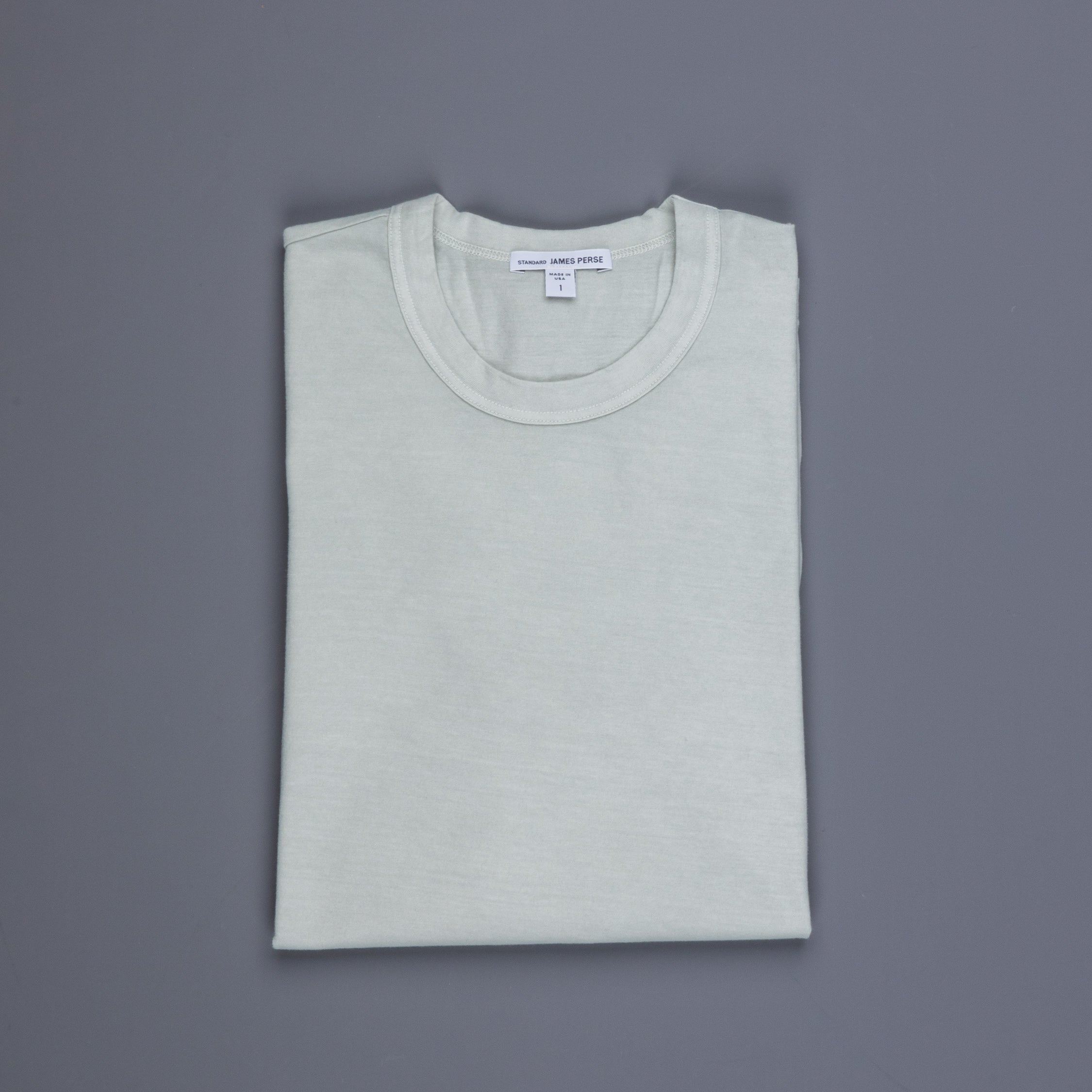 James Perse Crew Neck Tee Celery Pigment