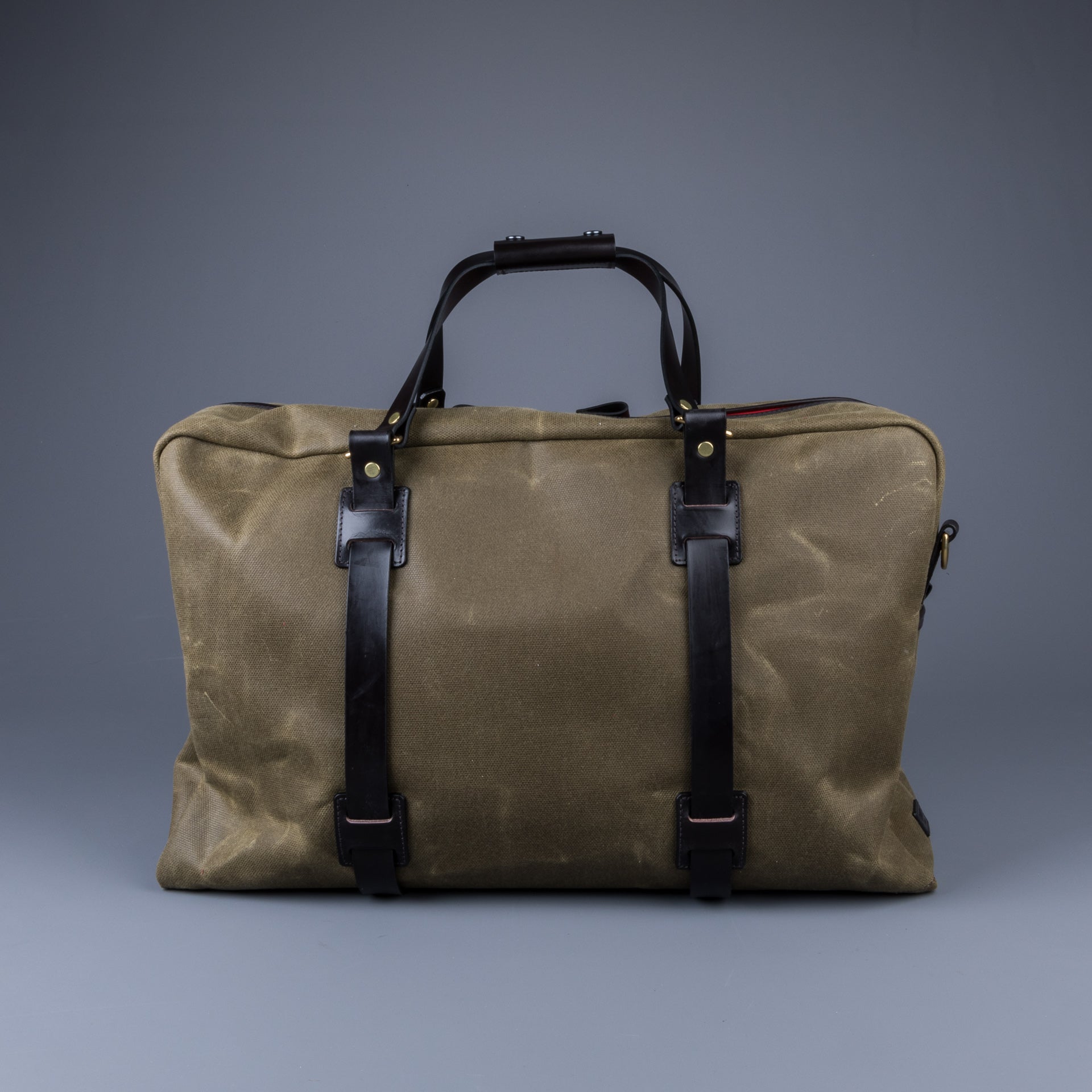 Croots Vintage Waxed Canvas Holdall Olive - Large