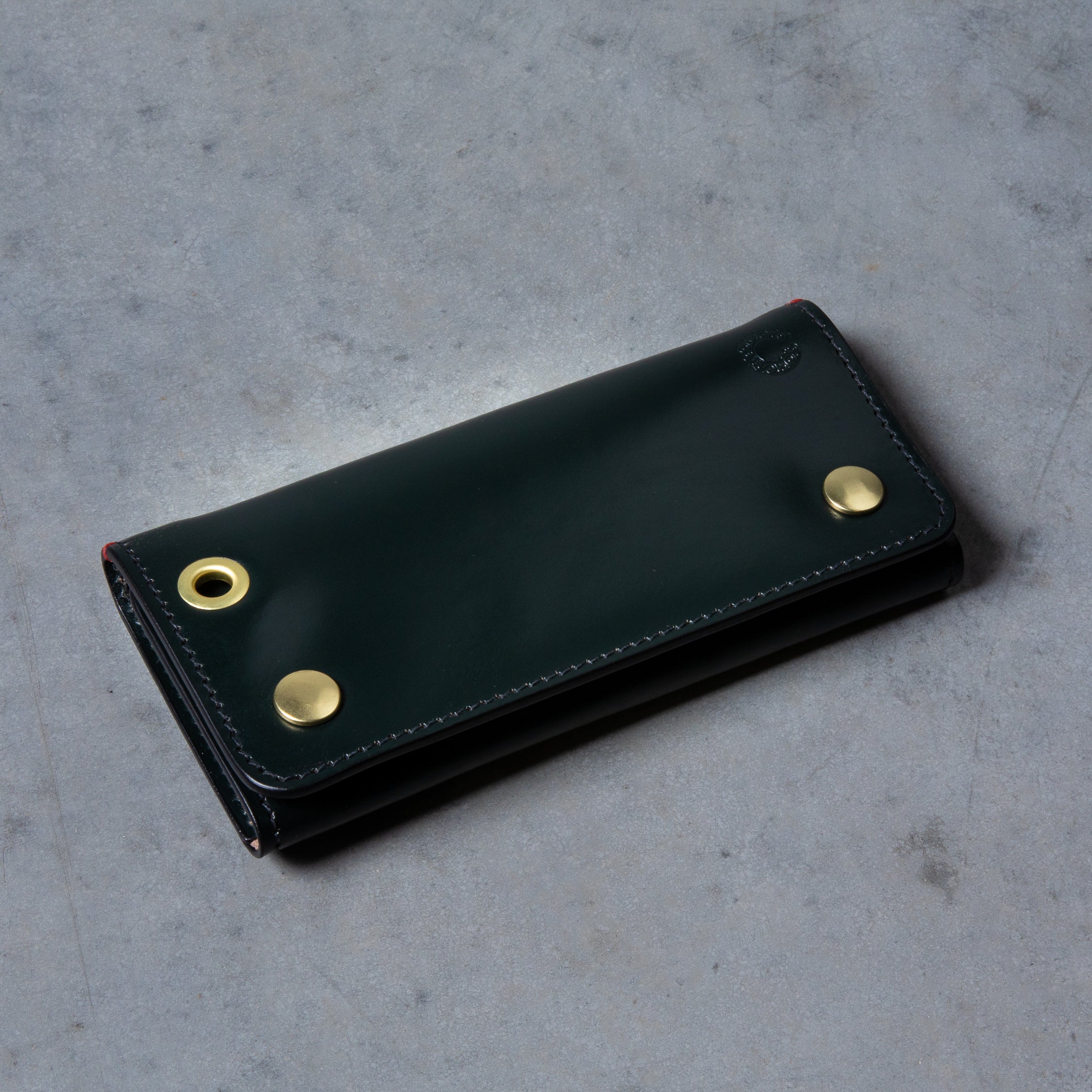 Croots Malton Bridle Leather Worker Wallet Racing Green