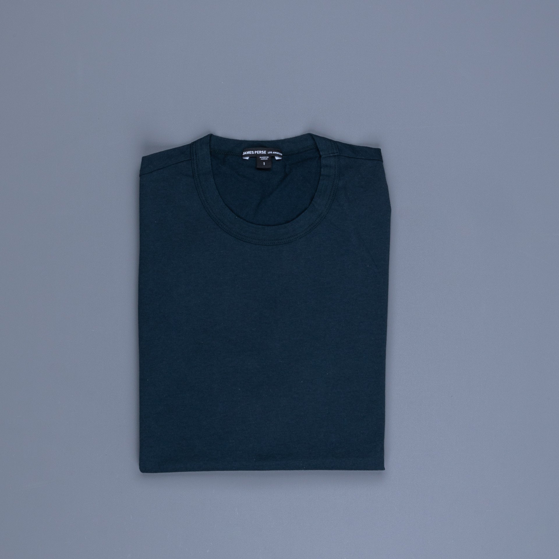 James Perse Elevated Lotus jersey short sleeve crew neck tee French Navy