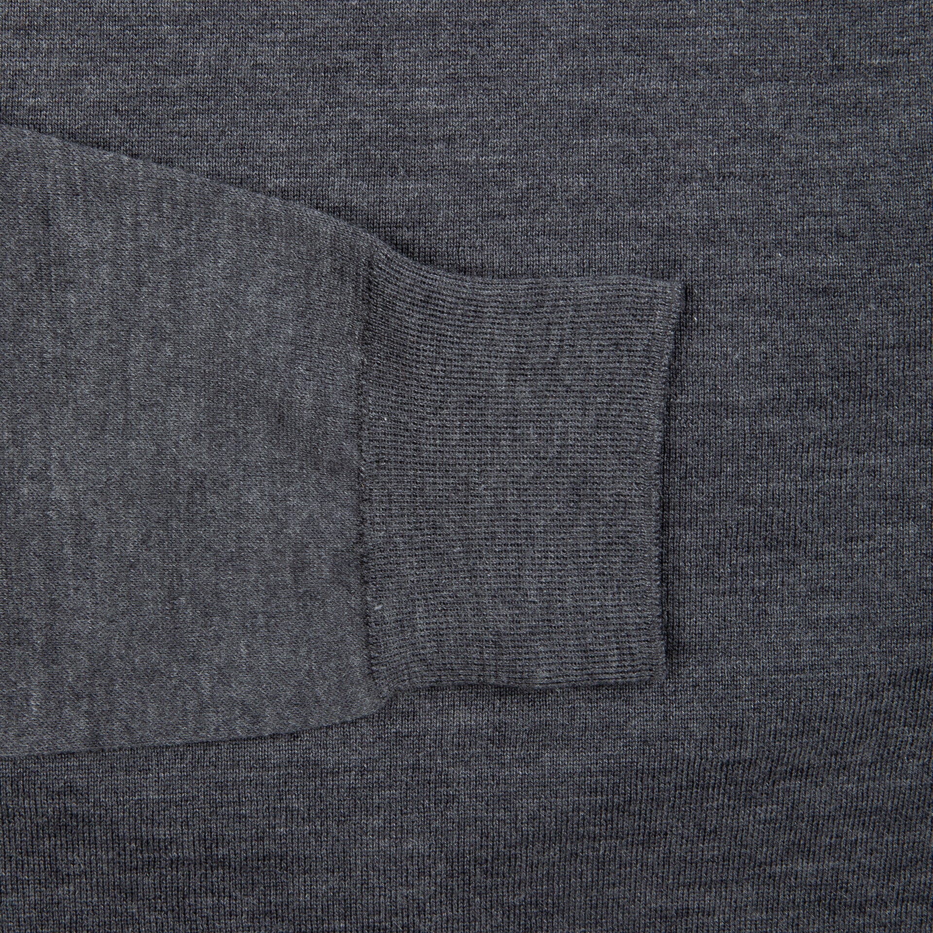 Drumohr V-Neck Rasato Middle Grey