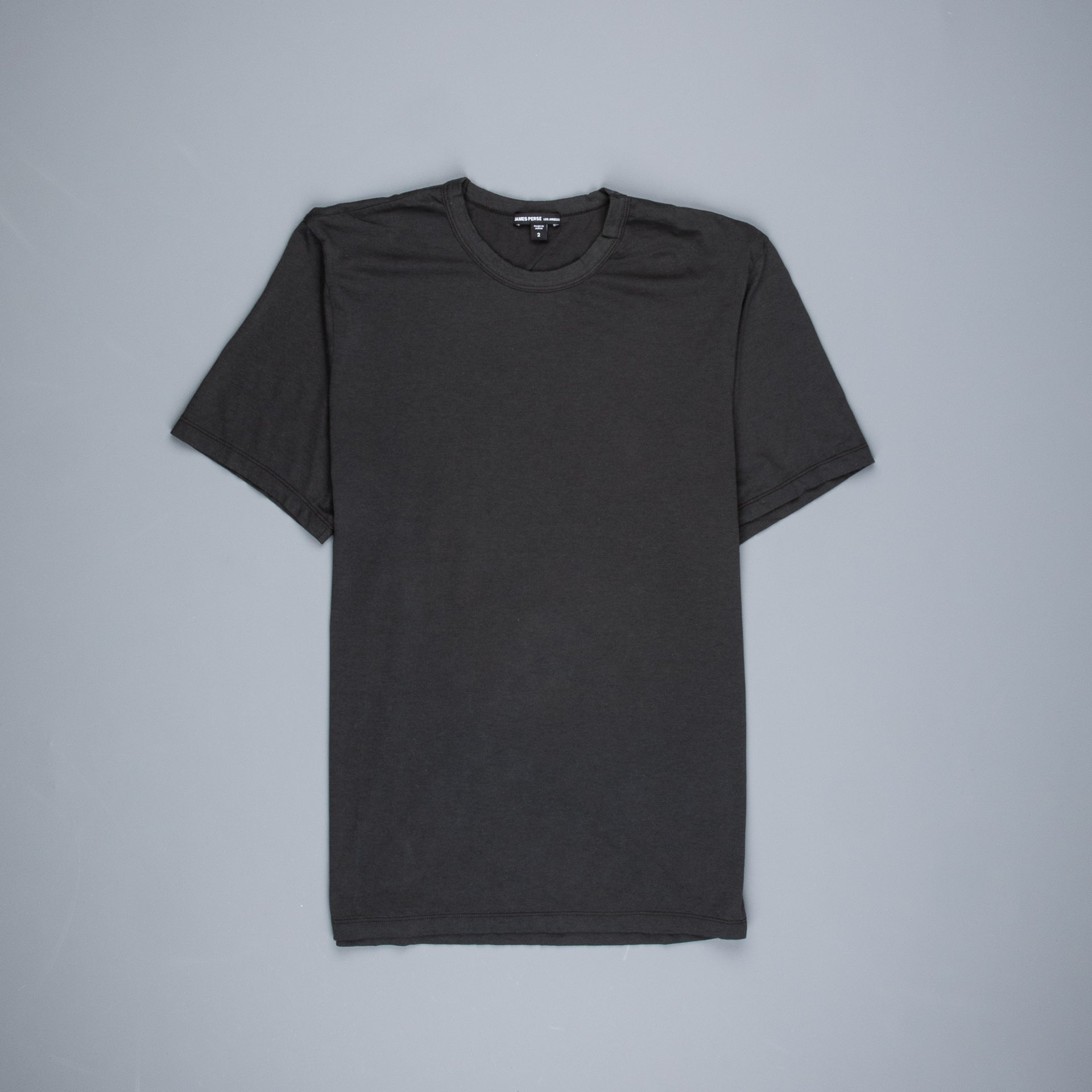 James Perse Elevated Lotus jersey short sleeve crew neck tee Carbon