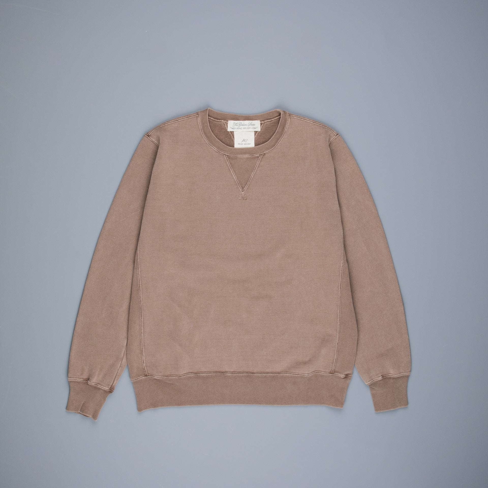 Remi Relief Special Finish Fleece Crewneck Brown