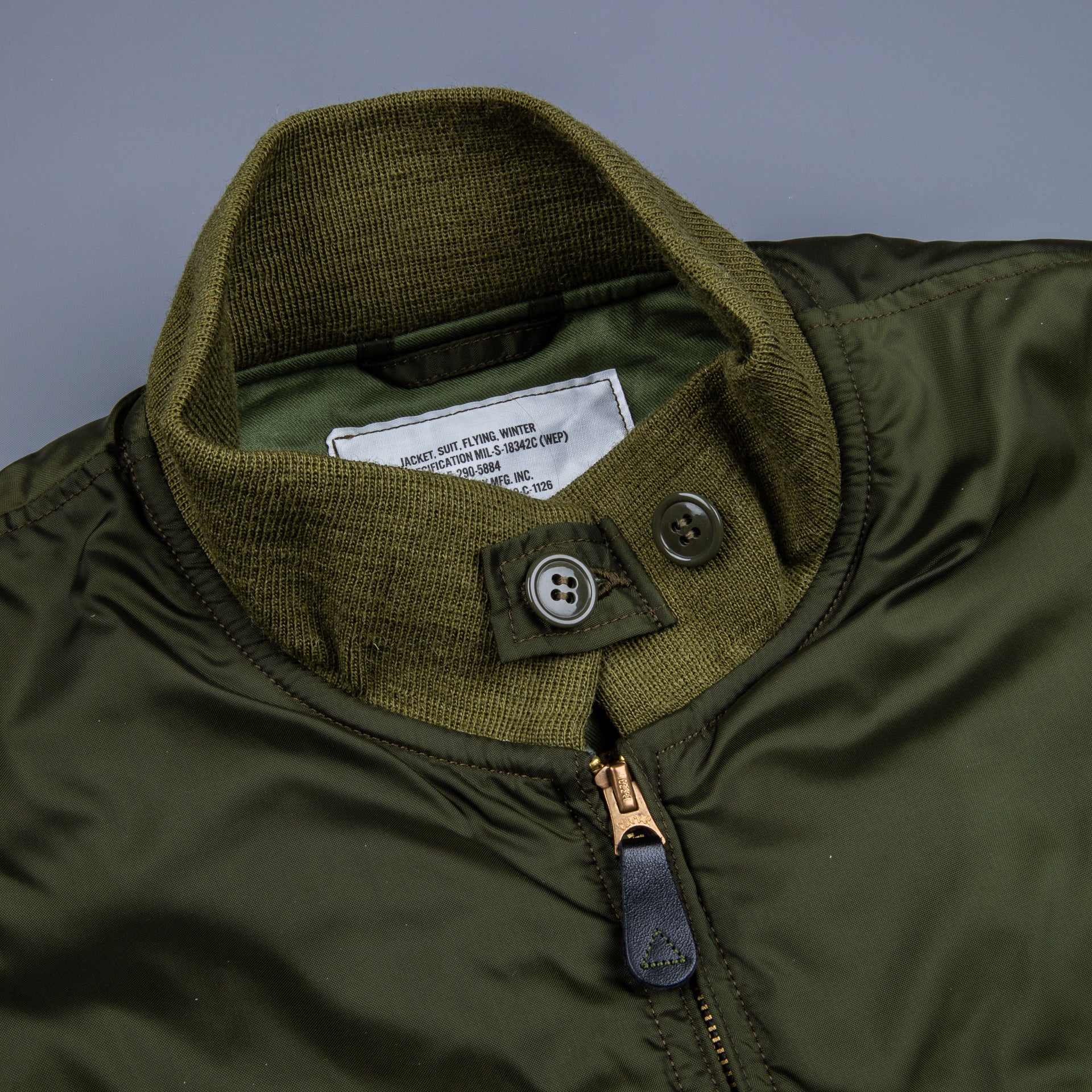 The Real McCoy's Jacket - Suit Flying Winter Olive