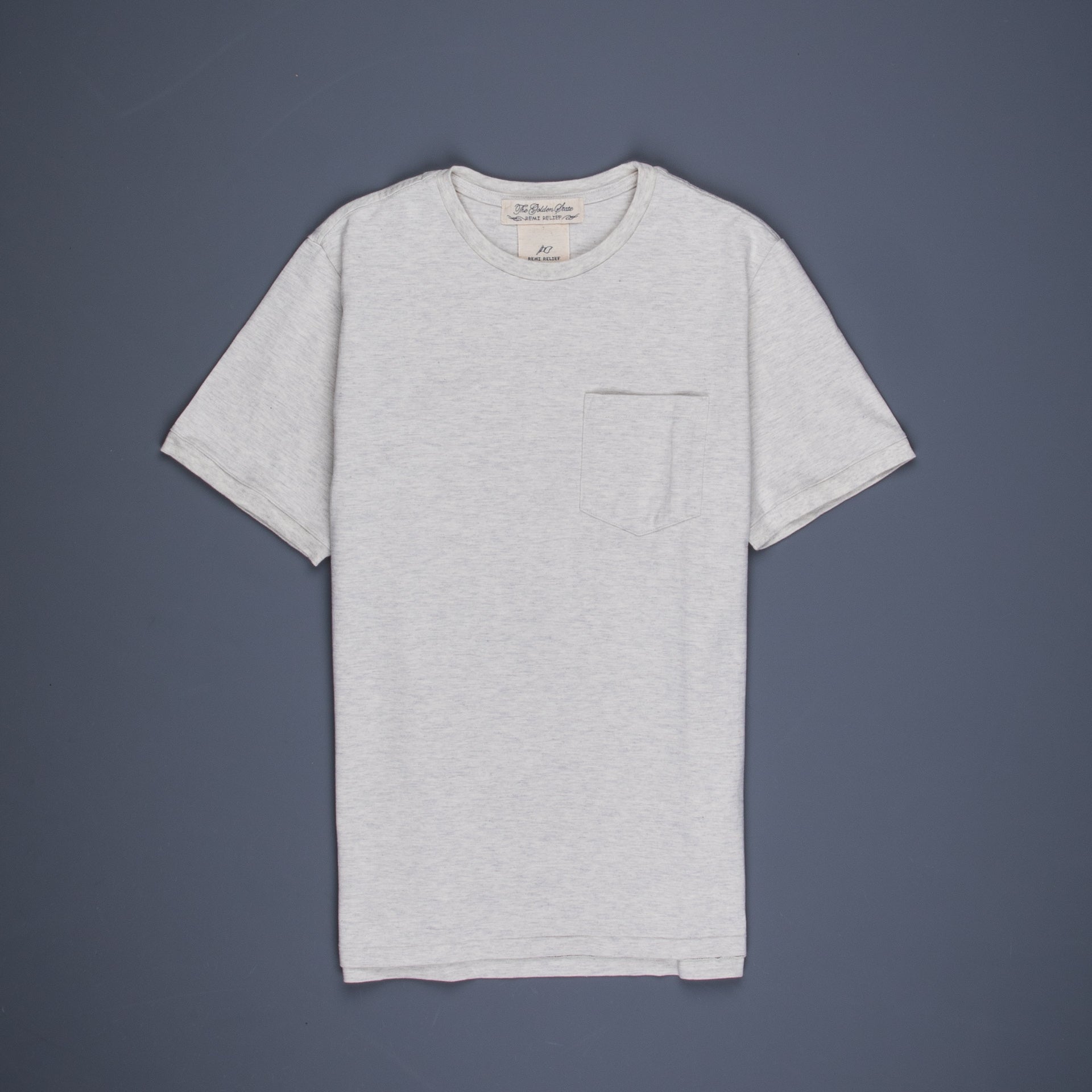 Remi Relief Heavy Cotton pocket tee Oatmeal