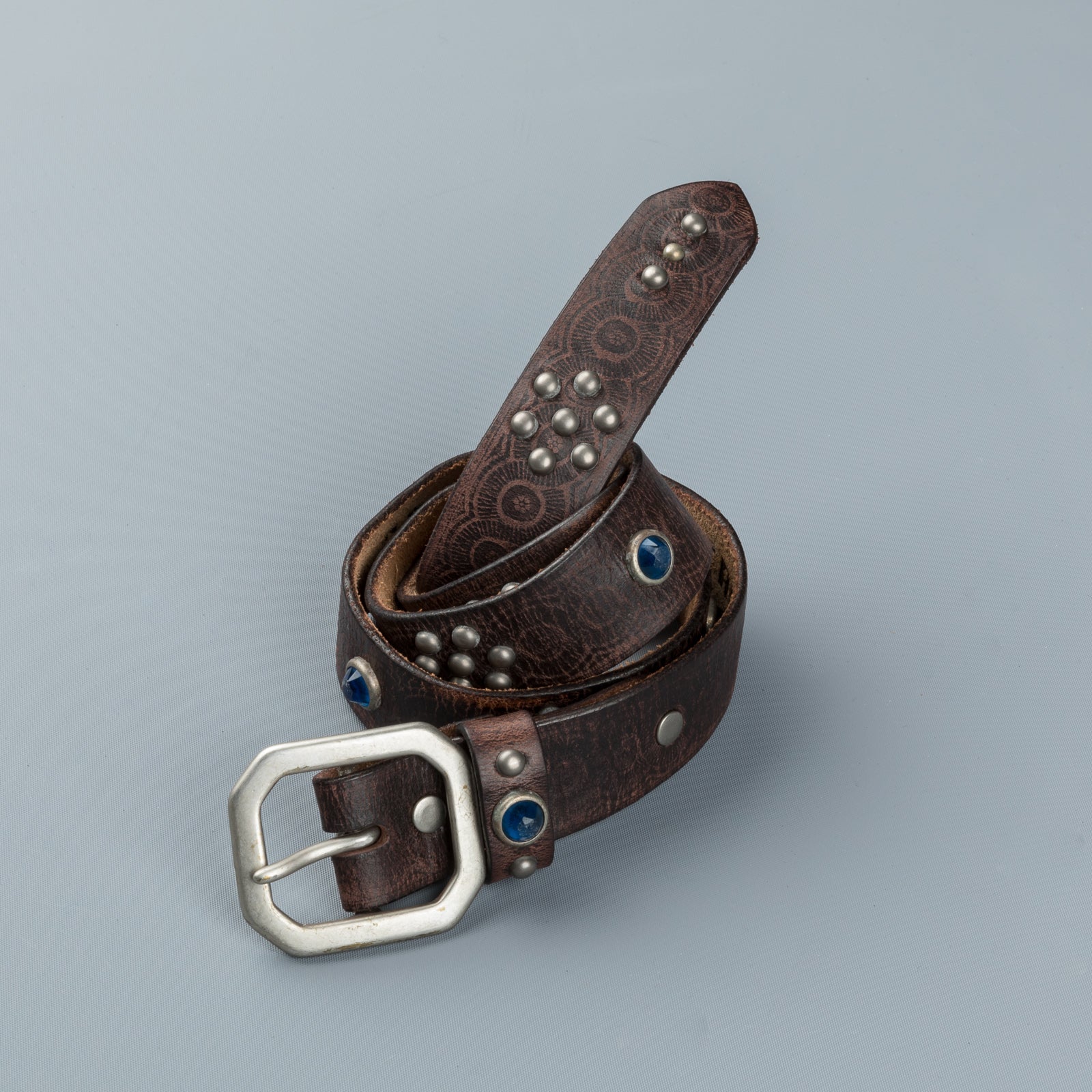 Walker Leather Belt - Brown –