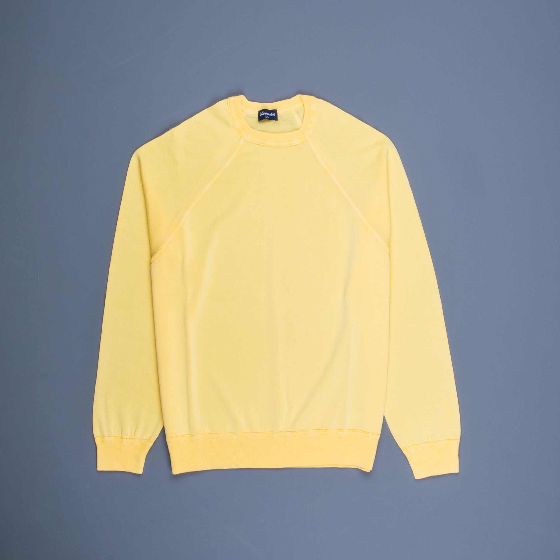 Drumohr Superlight Frost Cotton Sweater Giallo