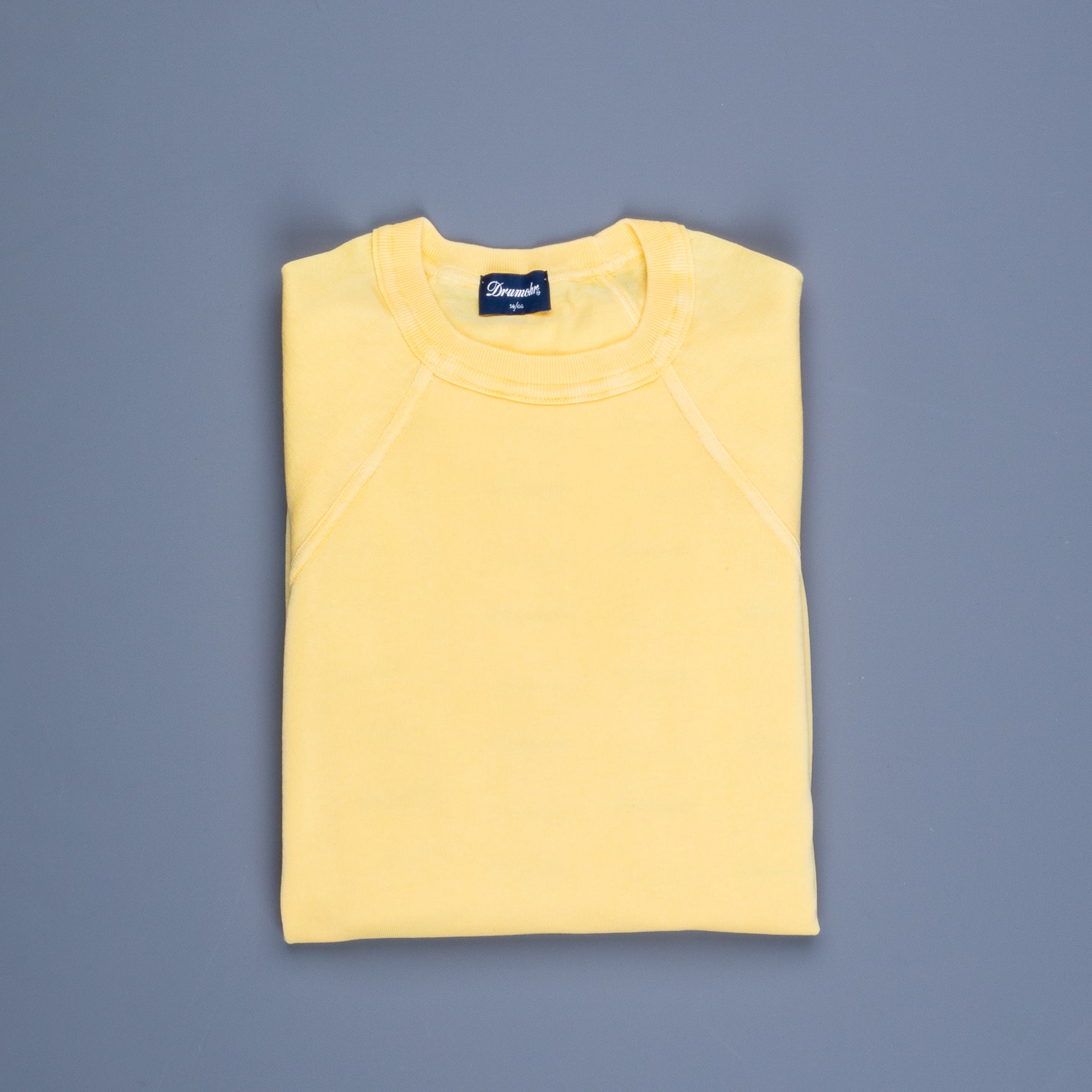 Drumohr Superlight Frost Cotton Sweater Giallo