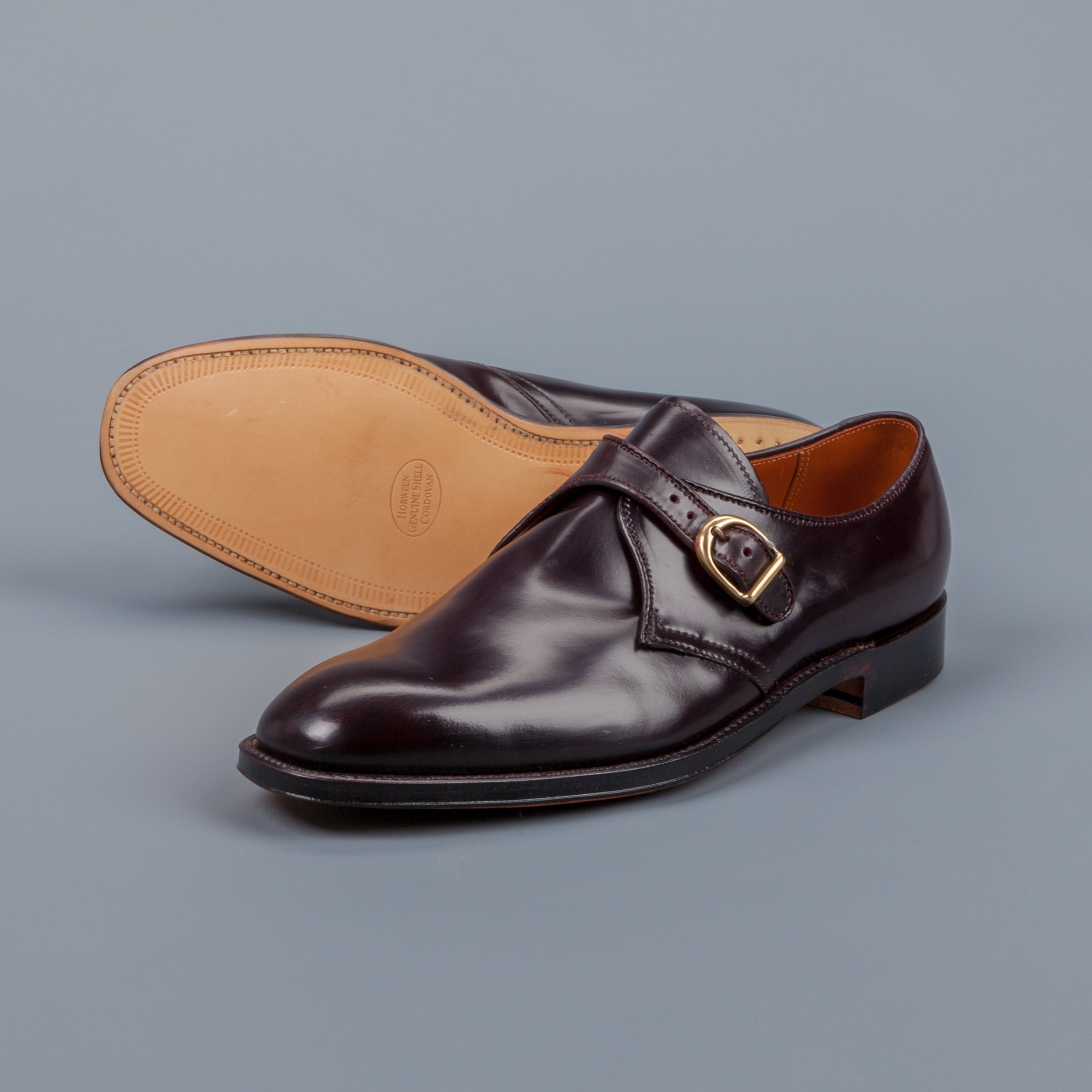 Alden Plaza last single monkstrap #8 Cordovan