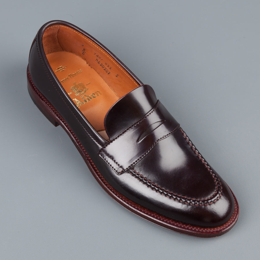 alden unlined cordovan loafer