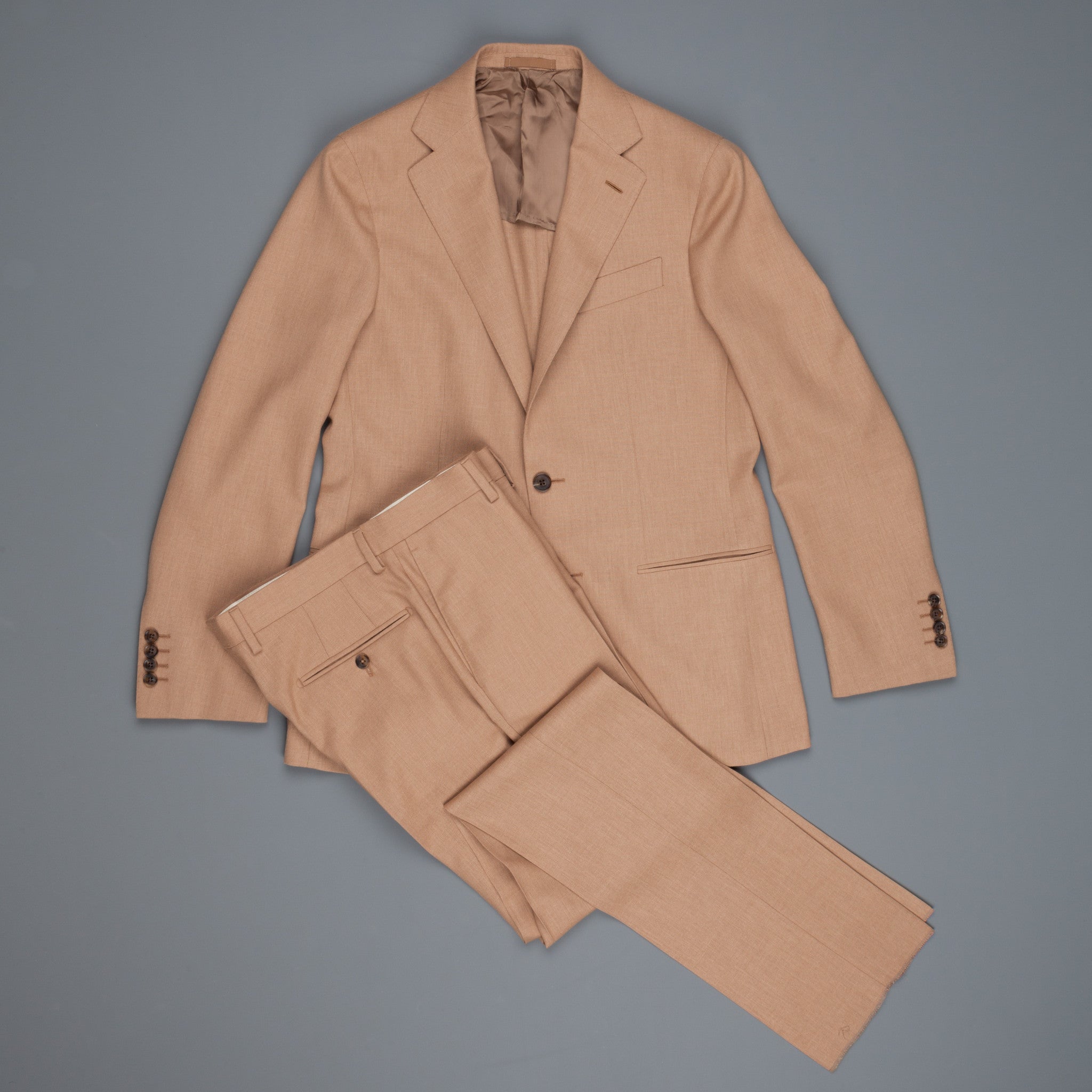 Caruso Aida Suit Gobi Gold Camel Hair Beige