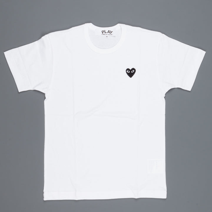 comme des garcons t shirt black heart