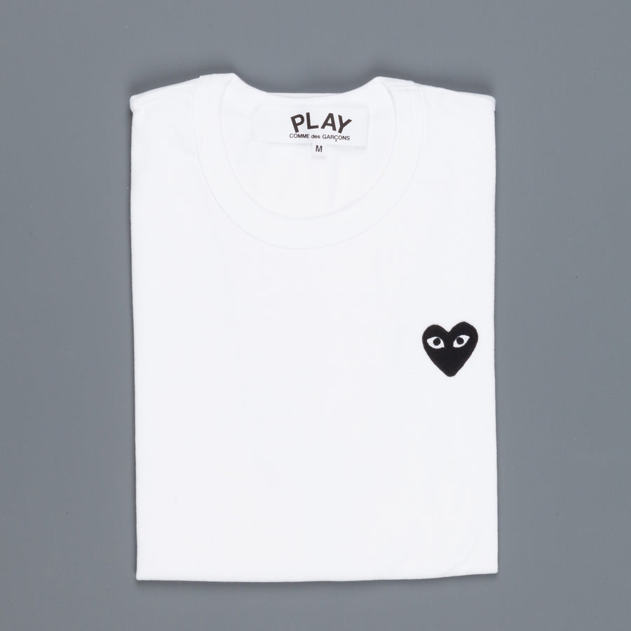 cdg shirt black heart