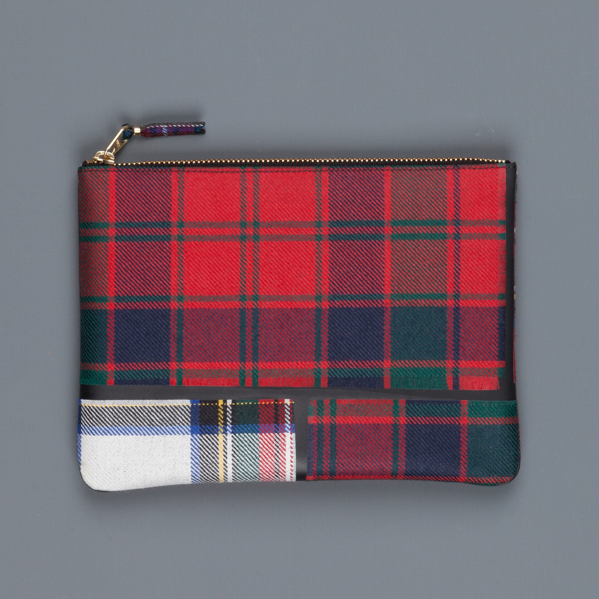 Comme des Garçons Wallet envelop Tartan Red