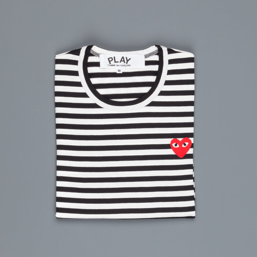 comme des garcons striped top