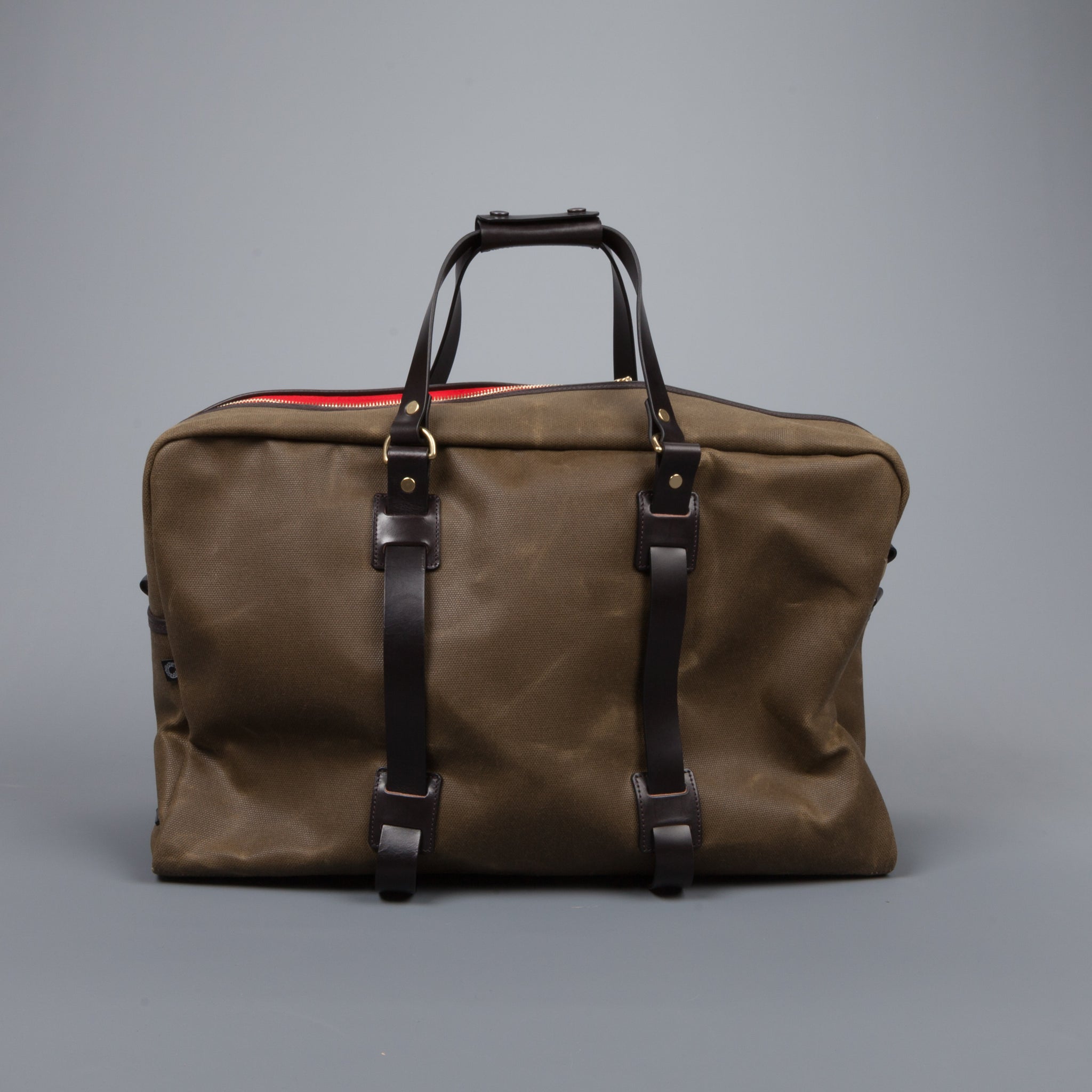 Croots Vintage waxed canvas Holdall Large olive – Frans Boone Store