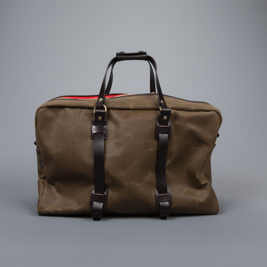 waxed canvas holdall