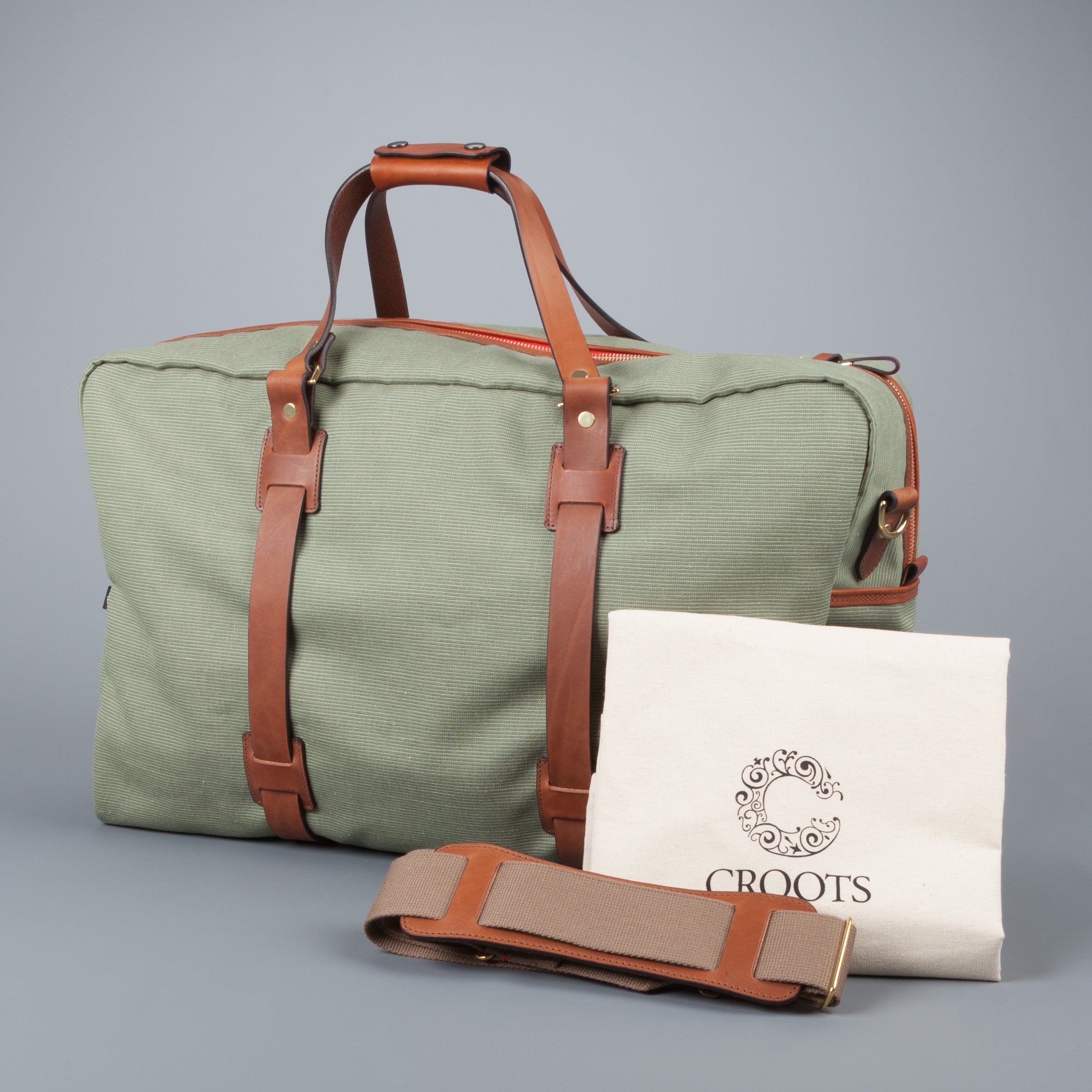 Croots Jungle Canvas Holdall Large