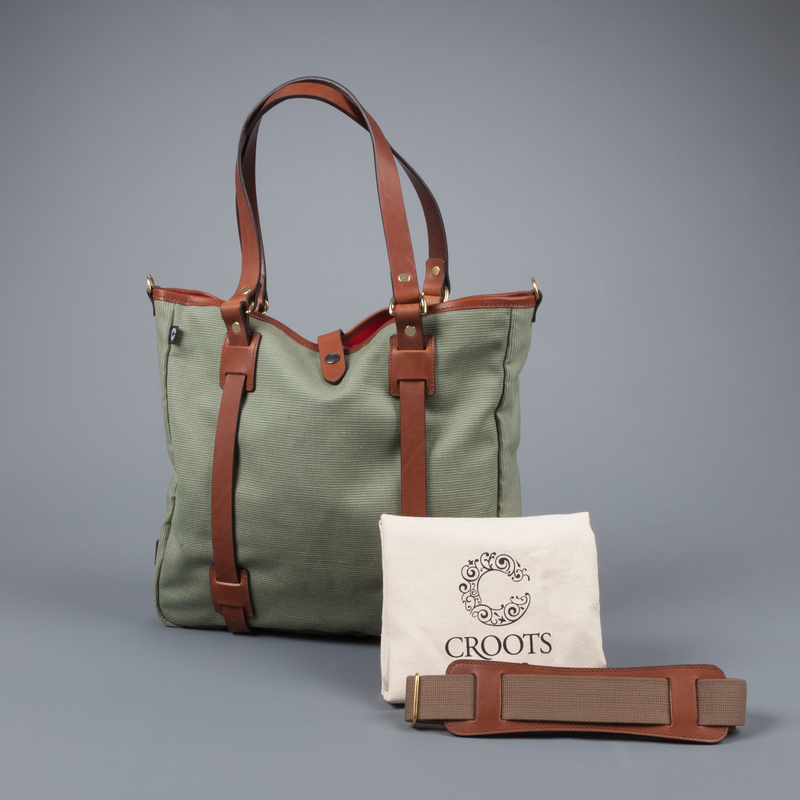 Croots Jungle Canvas Tote Bag Large