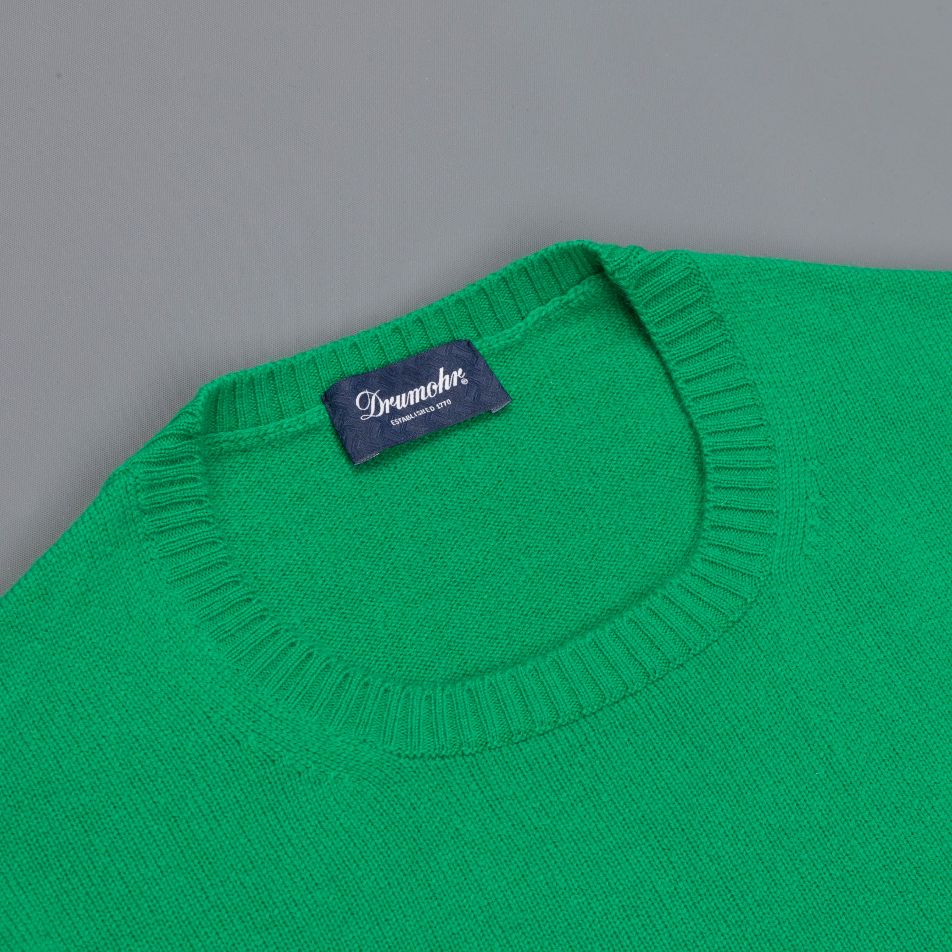 Drumohr Tabor Cashmere Crew Neck Green