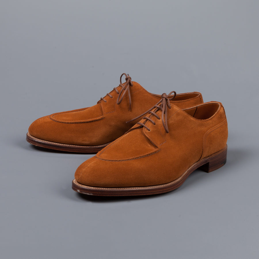 Edward Green Dover Tobacco suede on 
