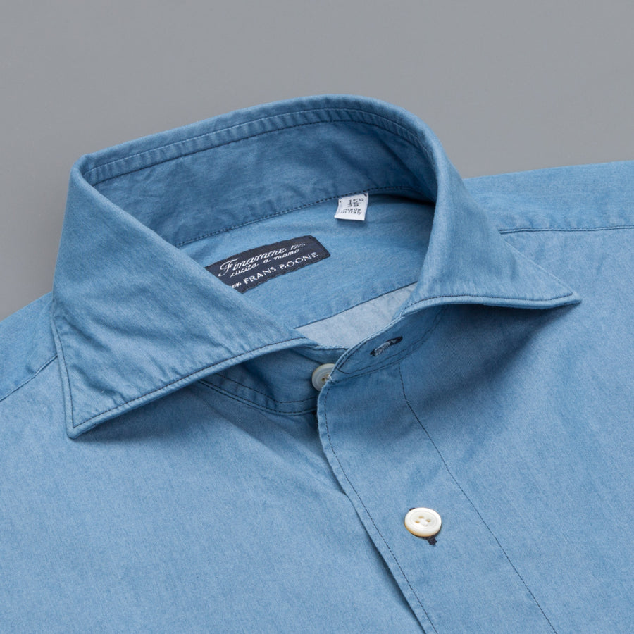 finamore denim shirt