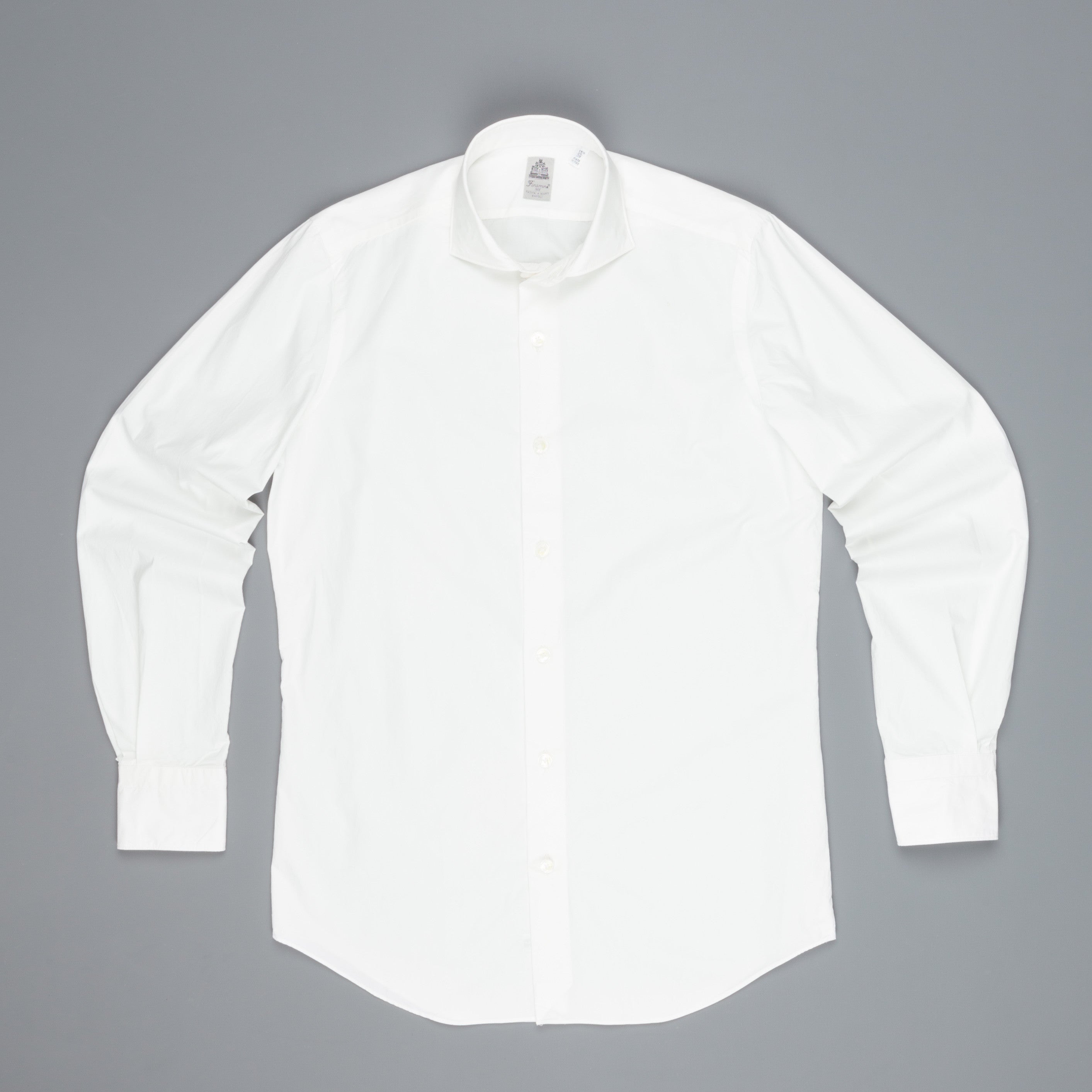 Finamore Seattle shirt white washed