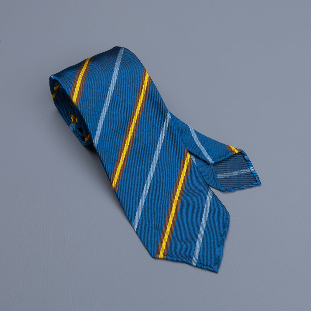 Drakes super repp Regimental tie Cambridge Old Salopian